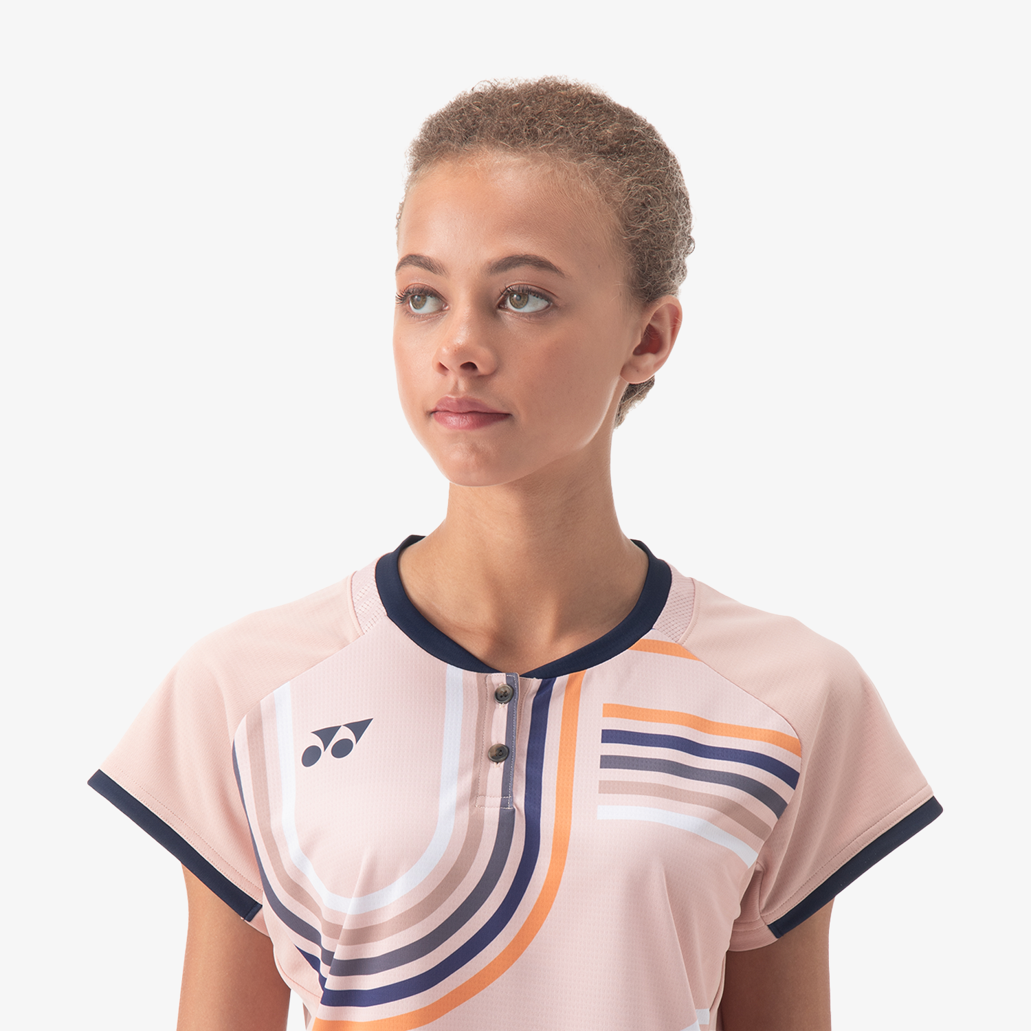 Yonex Women's Crew Neck Shirt 20854PKB (Pink Beige)