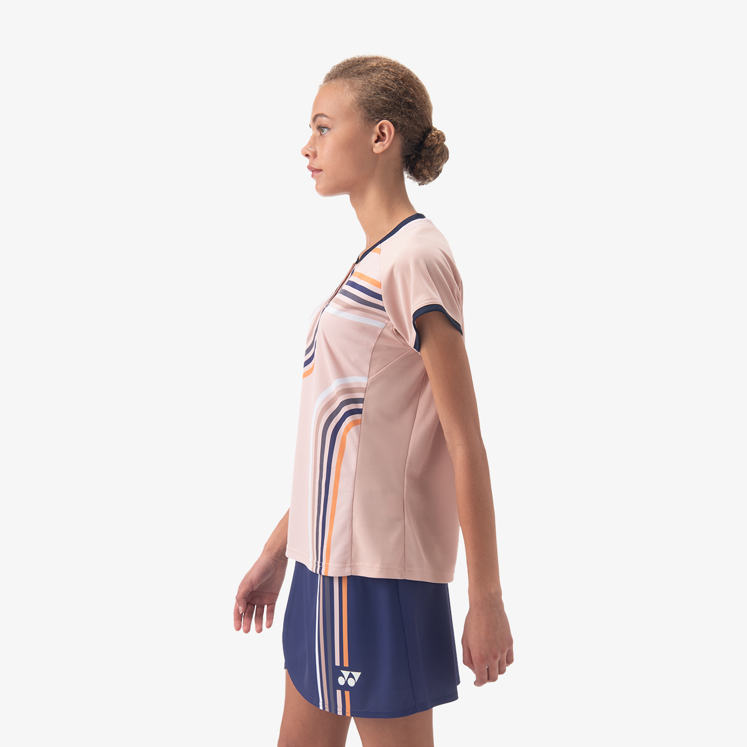 Yonex Women's Crew Neck Shirt 20854PKB (Pink Beige)
