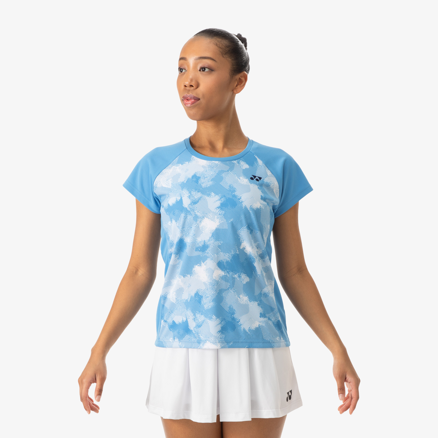 Yonex Women's Game Shirts 16699 (Powder Blue)