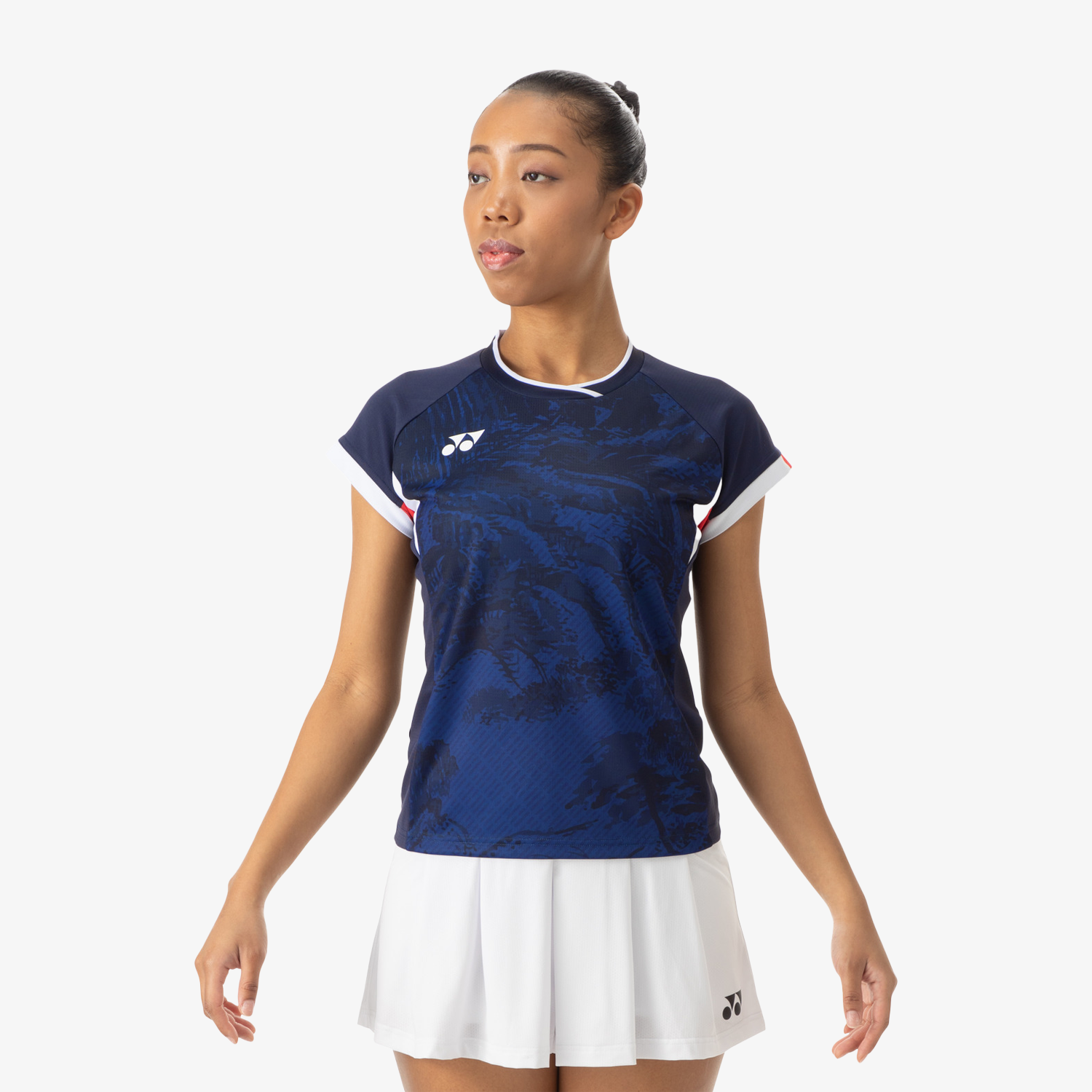 Yonex Women's Game Shirts 20794 (Navy Blue)