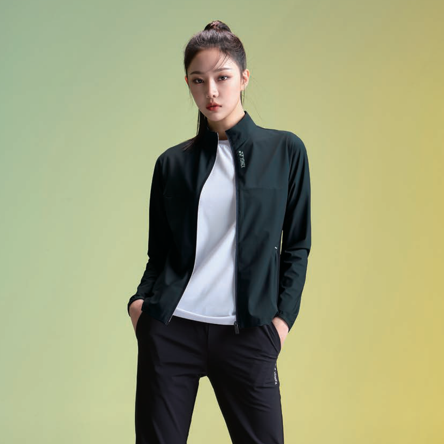Yonex Women's Jacket 241WU002F (Dark Green)