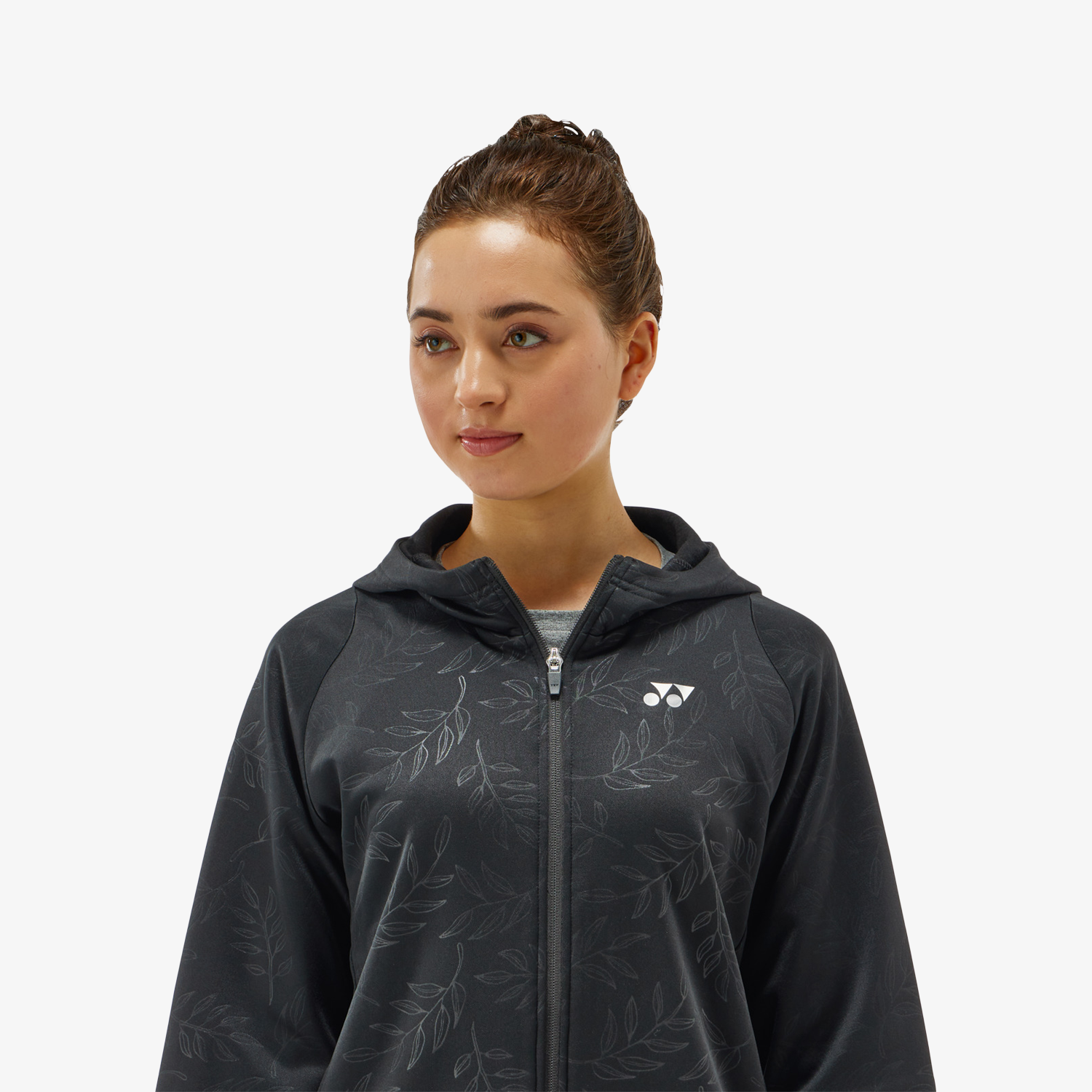 Yonex Women's Knitted Warm-Up Hoodie 58112 (Black)