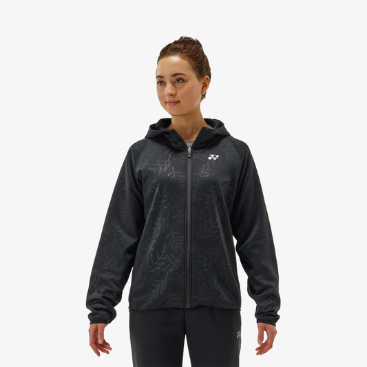 Yonex Women's Knitted Warm-Up Hoodie 58112 (Black)