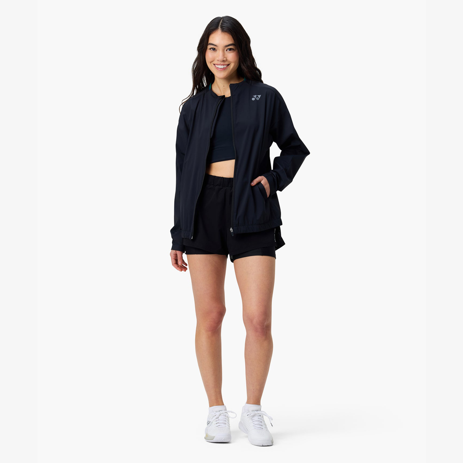 Yonex Women's Shorts With Inner Shorts YW0047 (Black)