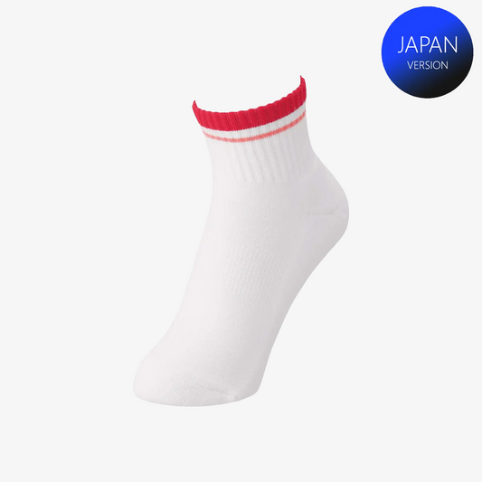 Yonex Women's Sports Crew Socks 29197 (Sunset Red) S