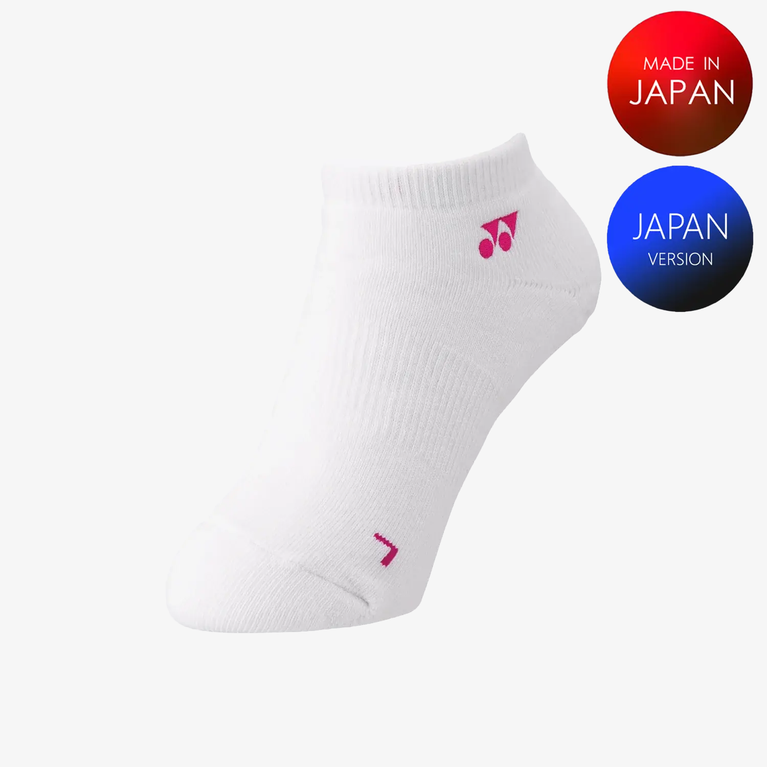 Yonex Women's Sports Low Cut Socks 29121 (White/Pink) S