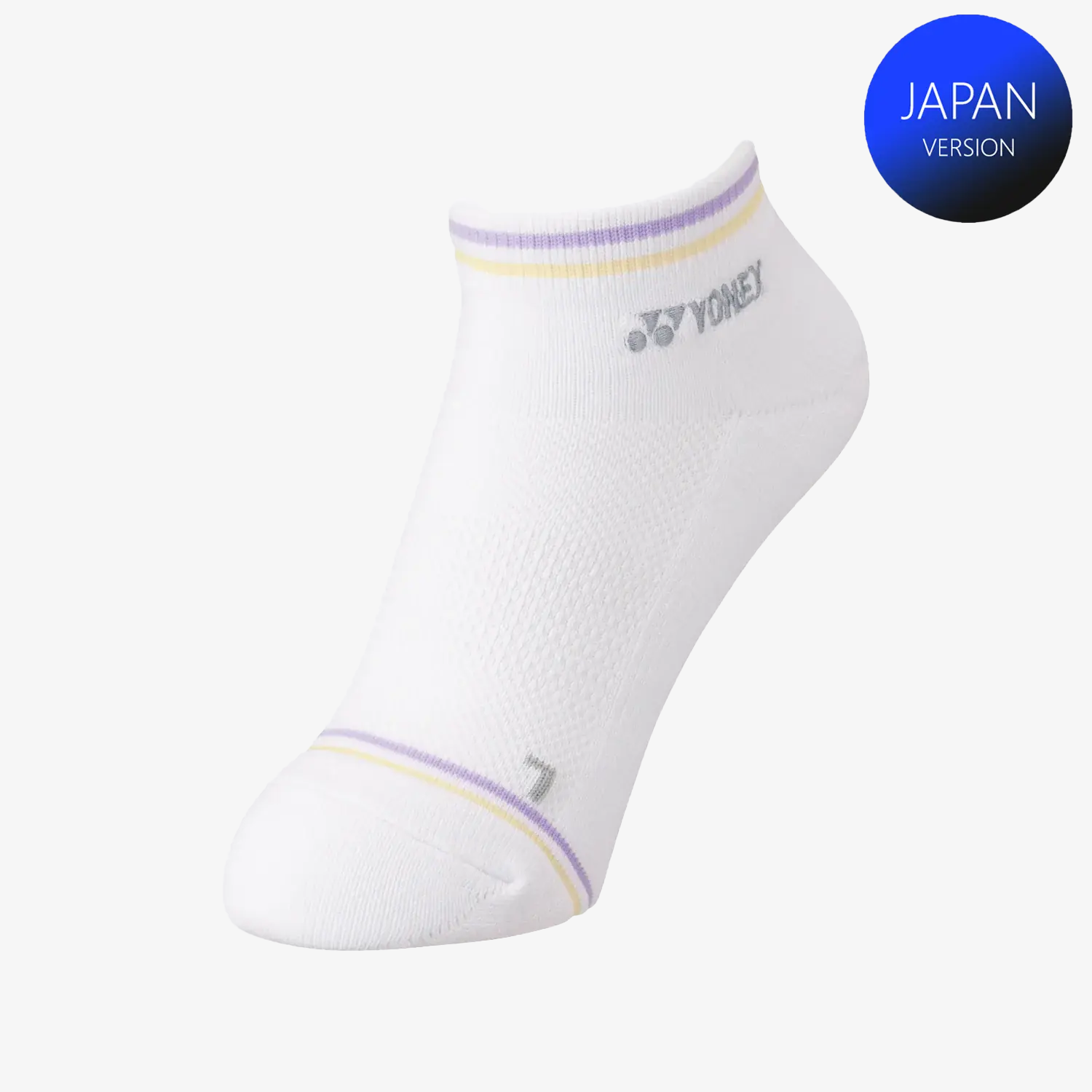 Yonex Women's Sports Low Cut Socks 29181 (White/Lavender) S