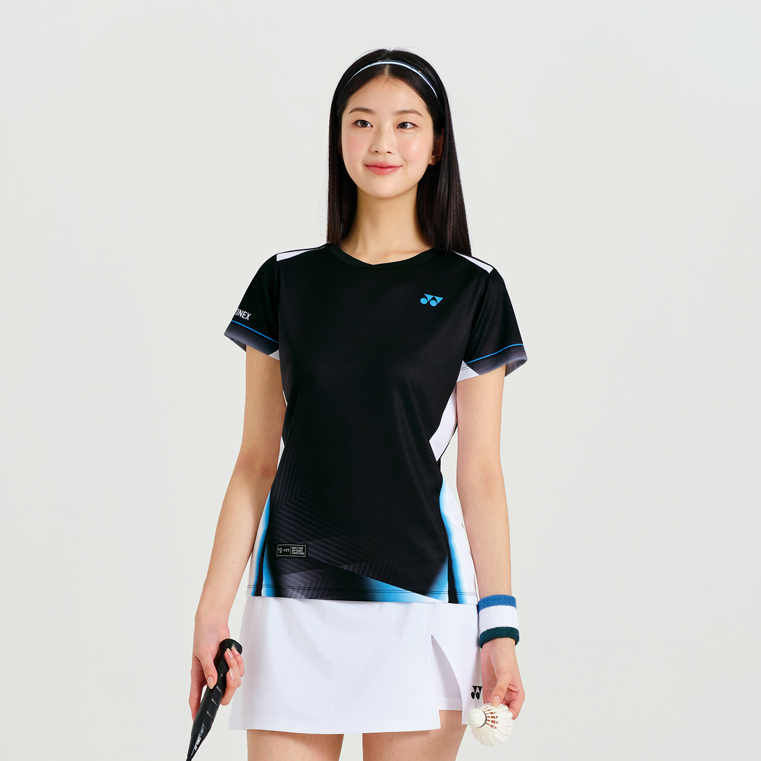 Yonex Matching T-shirts 261TS025M & 261TS026F (Black)