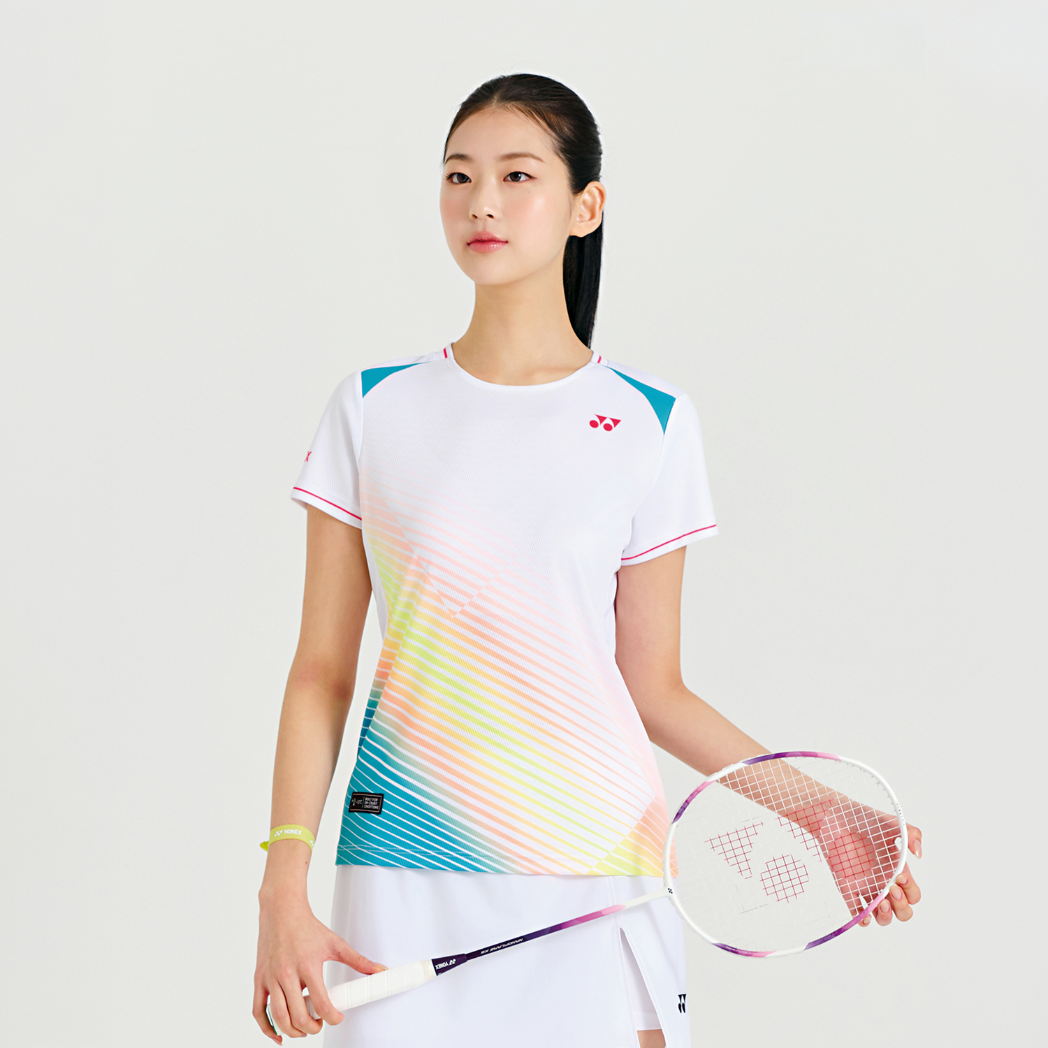 Yonex Matching T-shirts 261TS027M & 261TS028F (White)