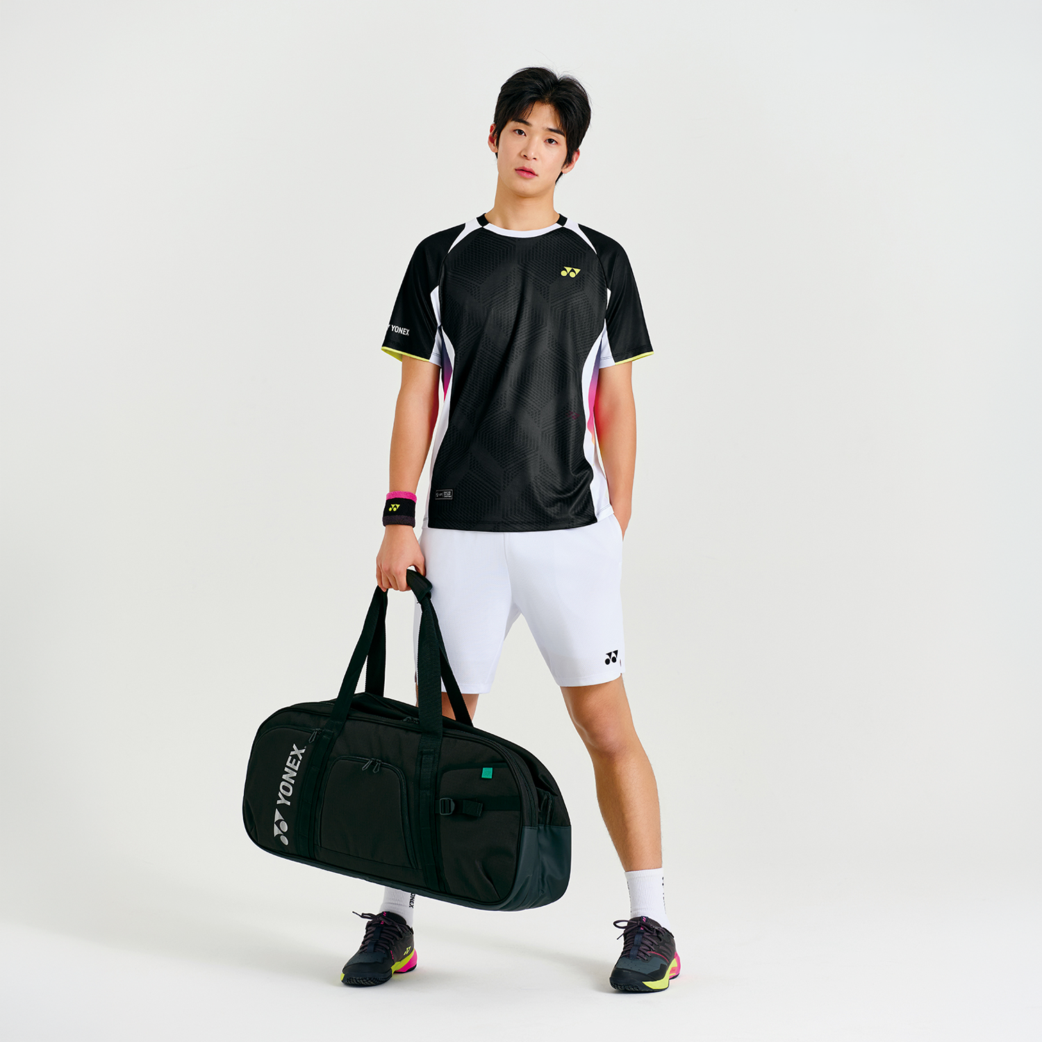 Yonex Matching T-shirts 261TS029M & 261TS030F (Black)