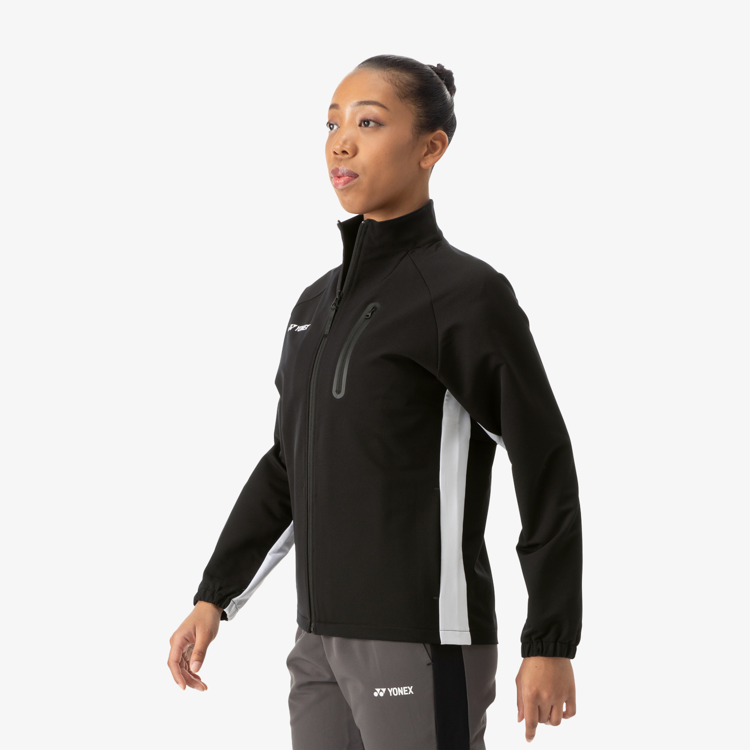 Yonex Women's Warm-Up Jacket 57083 (Black) – JoyBadminton Yonex Women's Warm-Up Jacket 57083 (Black) – JoyBadminton