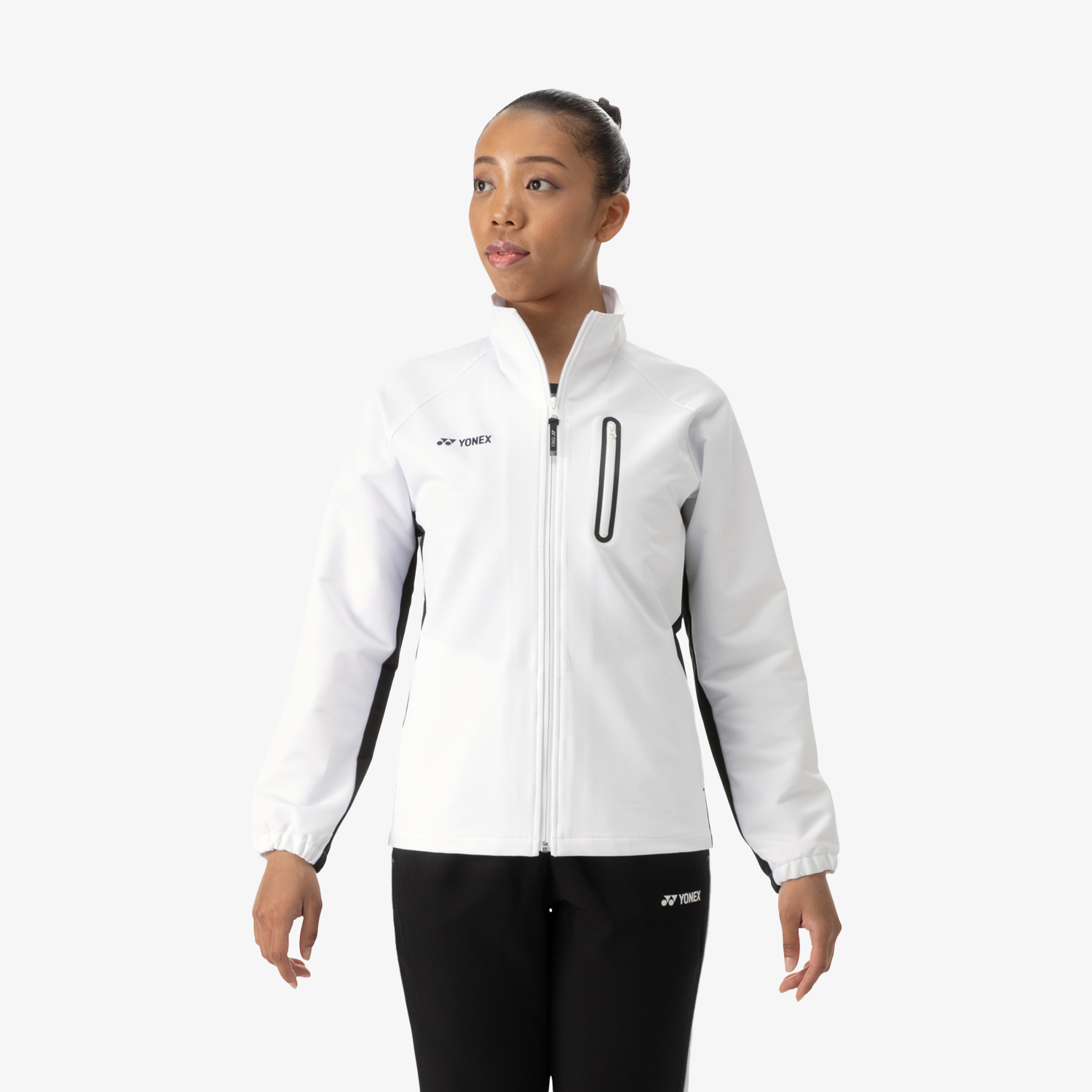 Yonex Women's Warm-Up Jacket 57083 (White) – JoyBadminton Yonex Women's Warm-Up Jacket 57083 (White) – JoyBadminton