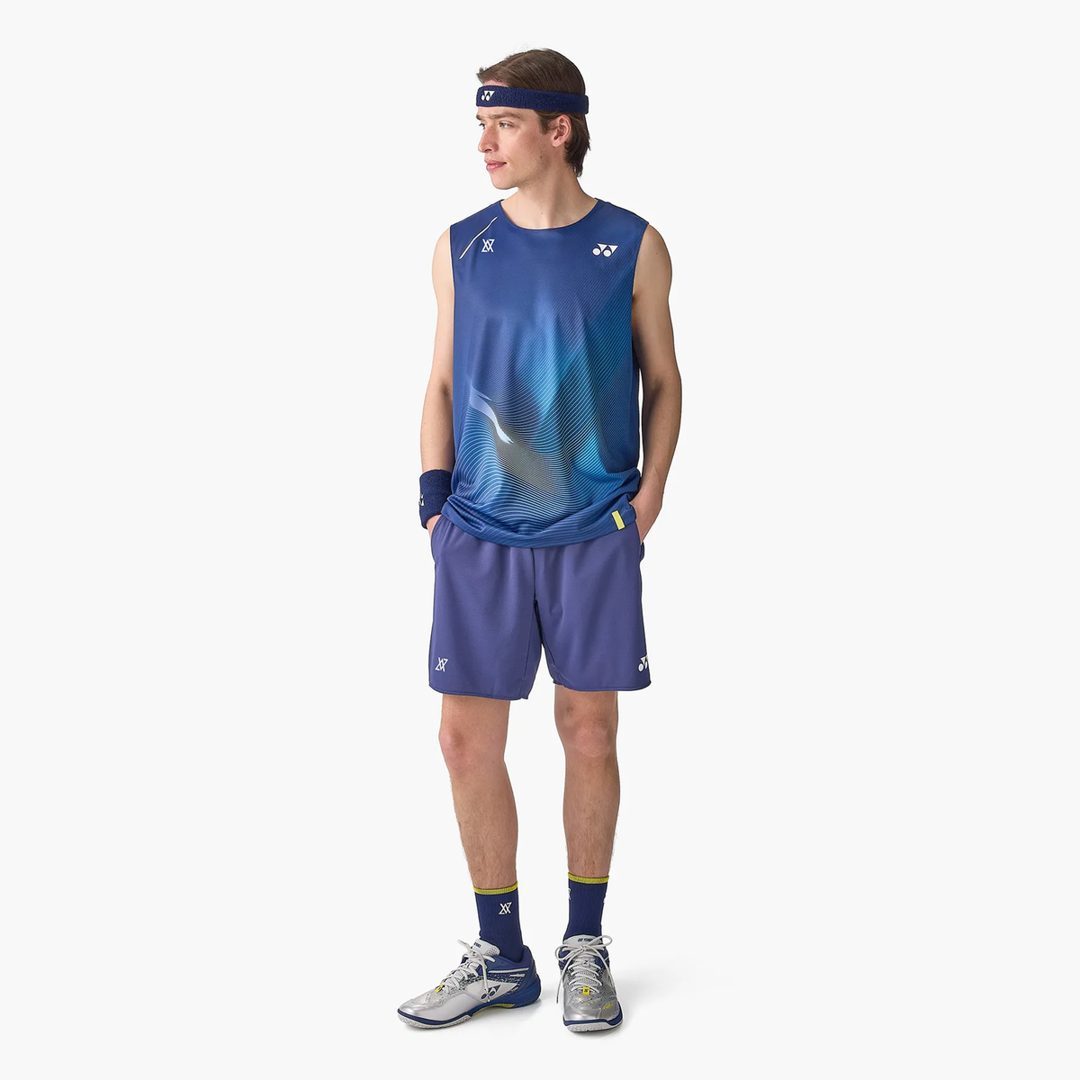 Yonex X Viktor Axelsen VA Men's Shorts 15277 (Dark Blue)