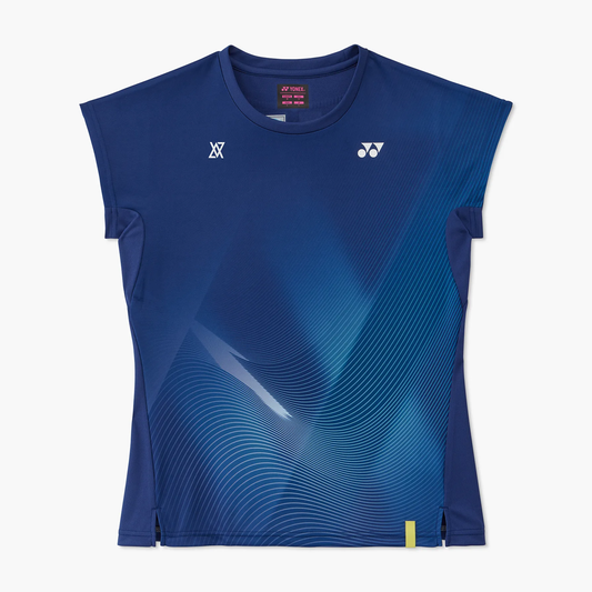 Yonex X Viktor Axelsen VA Women's Crew Neck Shirt 20970EX (Dark Blue)