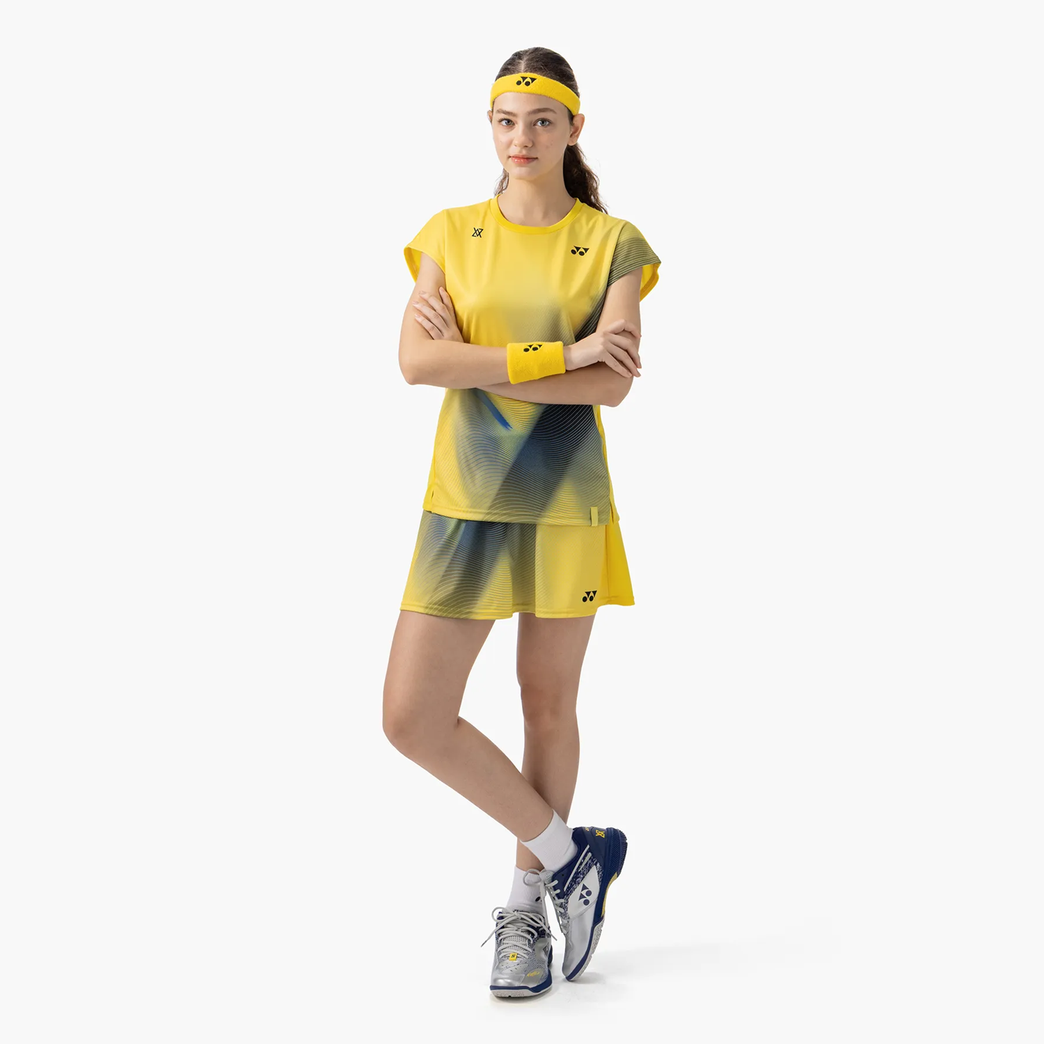 Yonex X Viktor Axelsen VA Women's Crew Neck Shirt 20970EX (Laser Yellow)