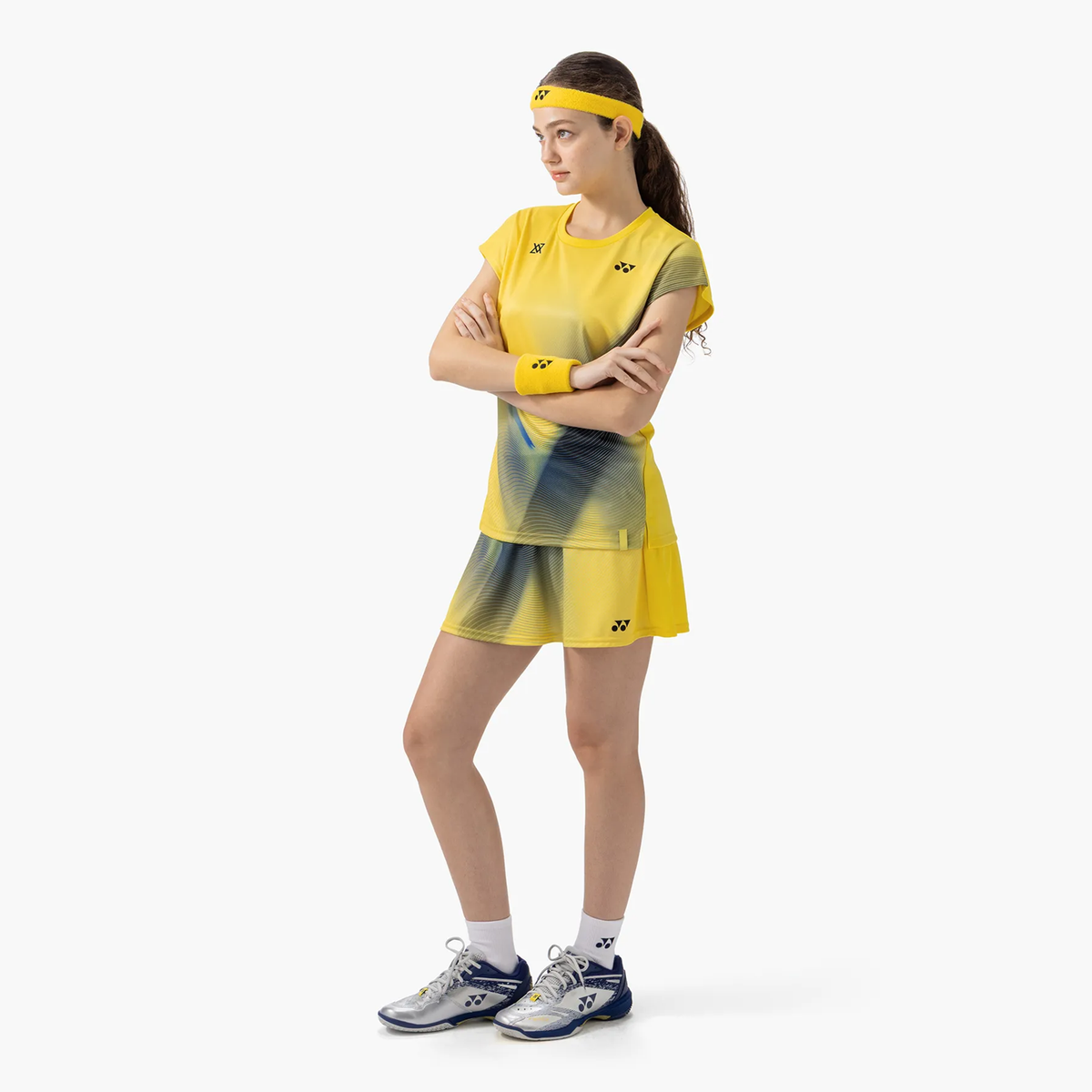 Yonex X Viktor Axelsen VA Women's Skirt with Inner Shorts 26226EX (Laser Yellow)