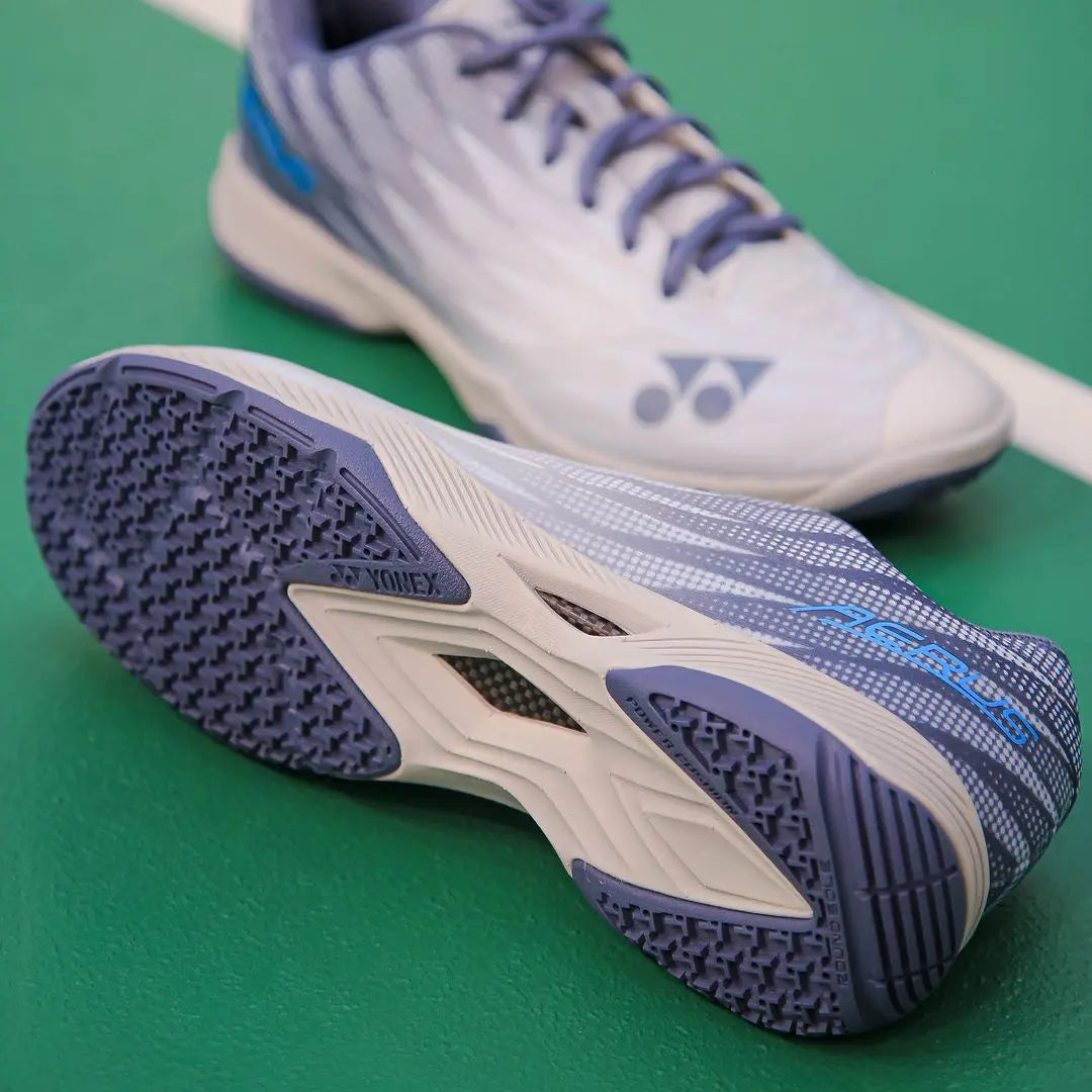 Yonex Aerus Z2 (Blue/Gray) Men's Shoe Sole View on Court