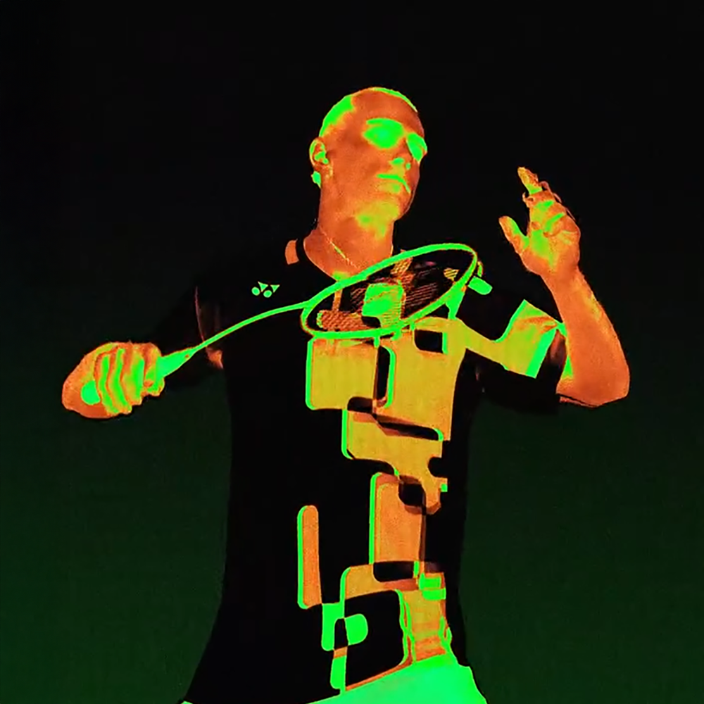 Yonex Astrox 99 Tour 3rd Gen (Black/Green) 2025 infrared camera view