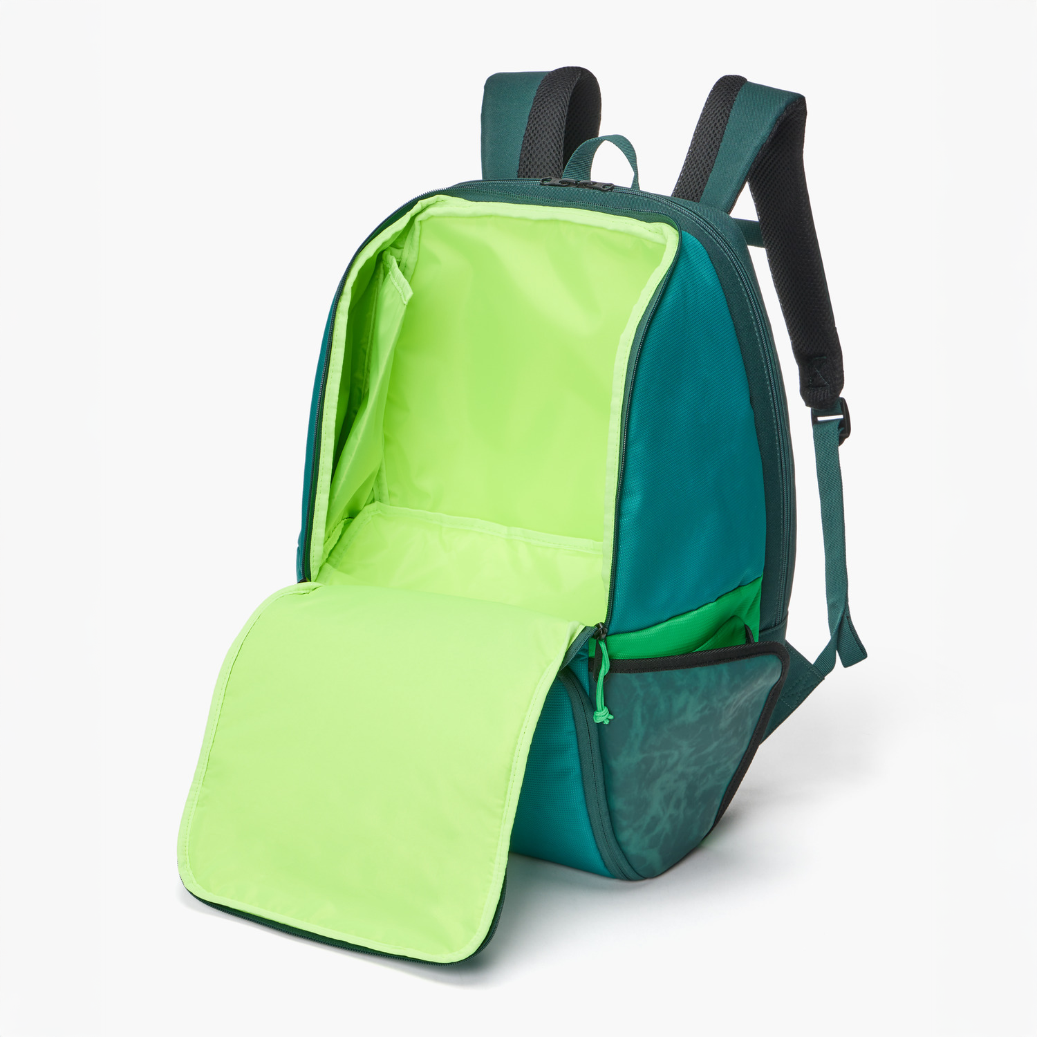 Yonex BAG92412BDKG Pro Badminton Tennis Racket Backpack B (Dark Green) open view