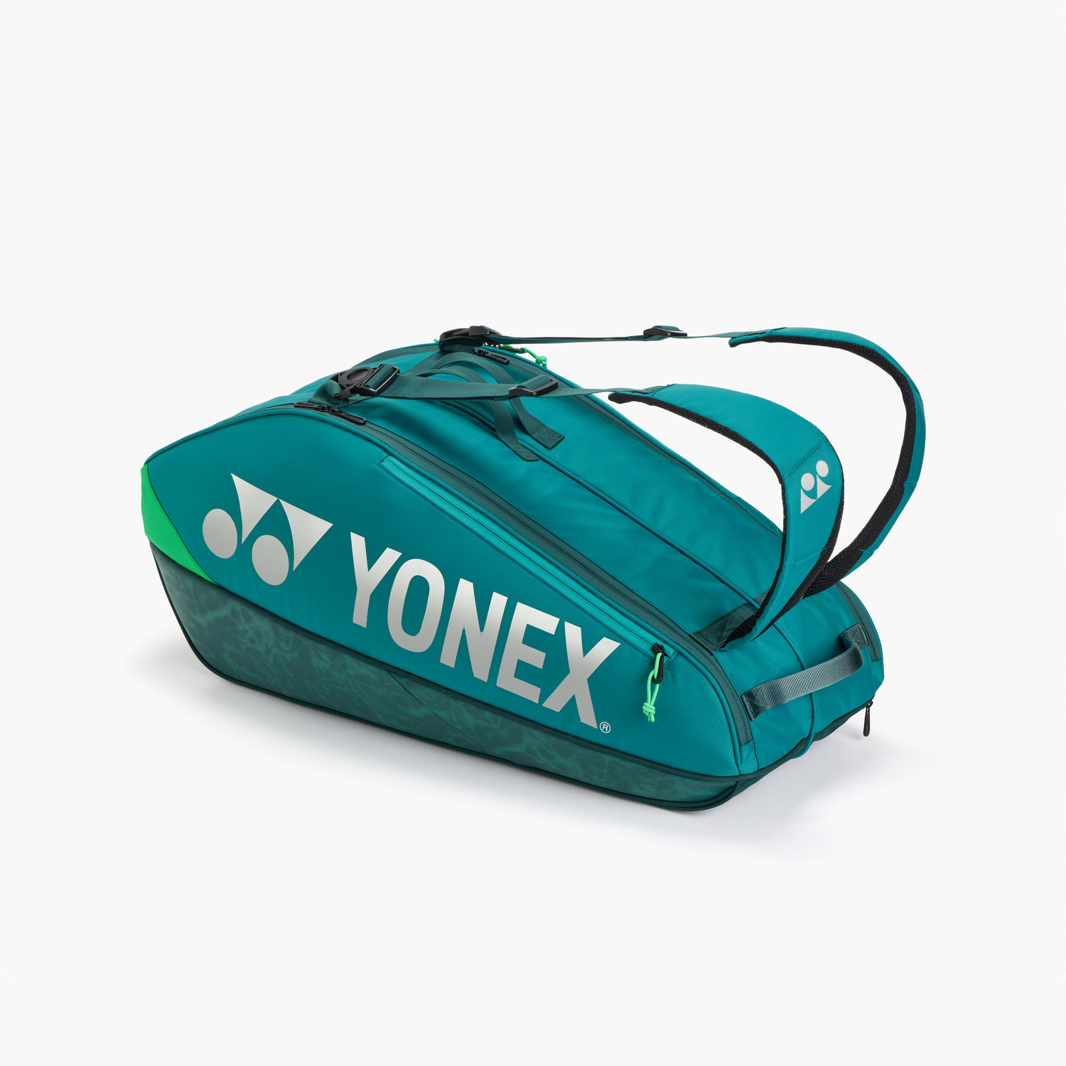 Yonex BAG92426DKG Pro 6 Pack Badminton Tennis Racket Bag_DarkGreen_side view