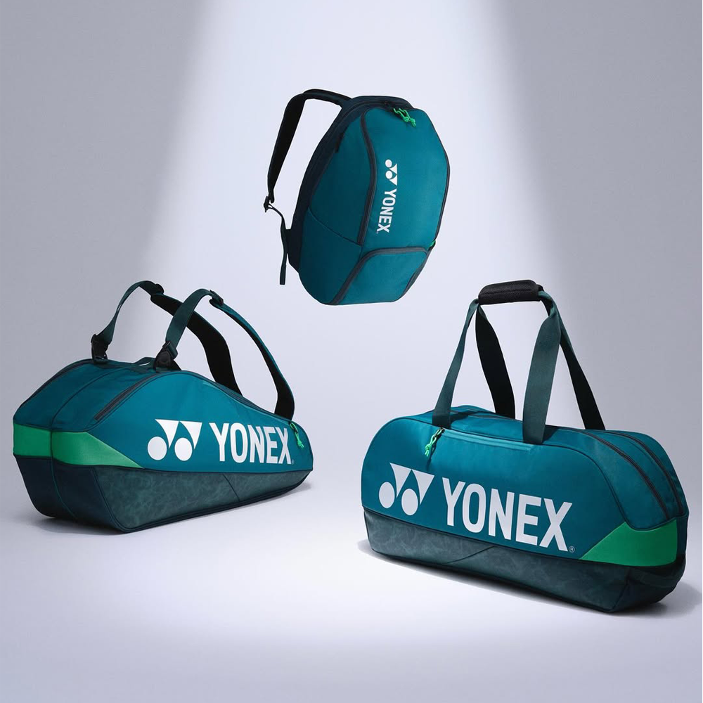 Yonex BAG92431WDKG Pro Tournament Badminton Tennis Racket Bag (Dark Green) poster view