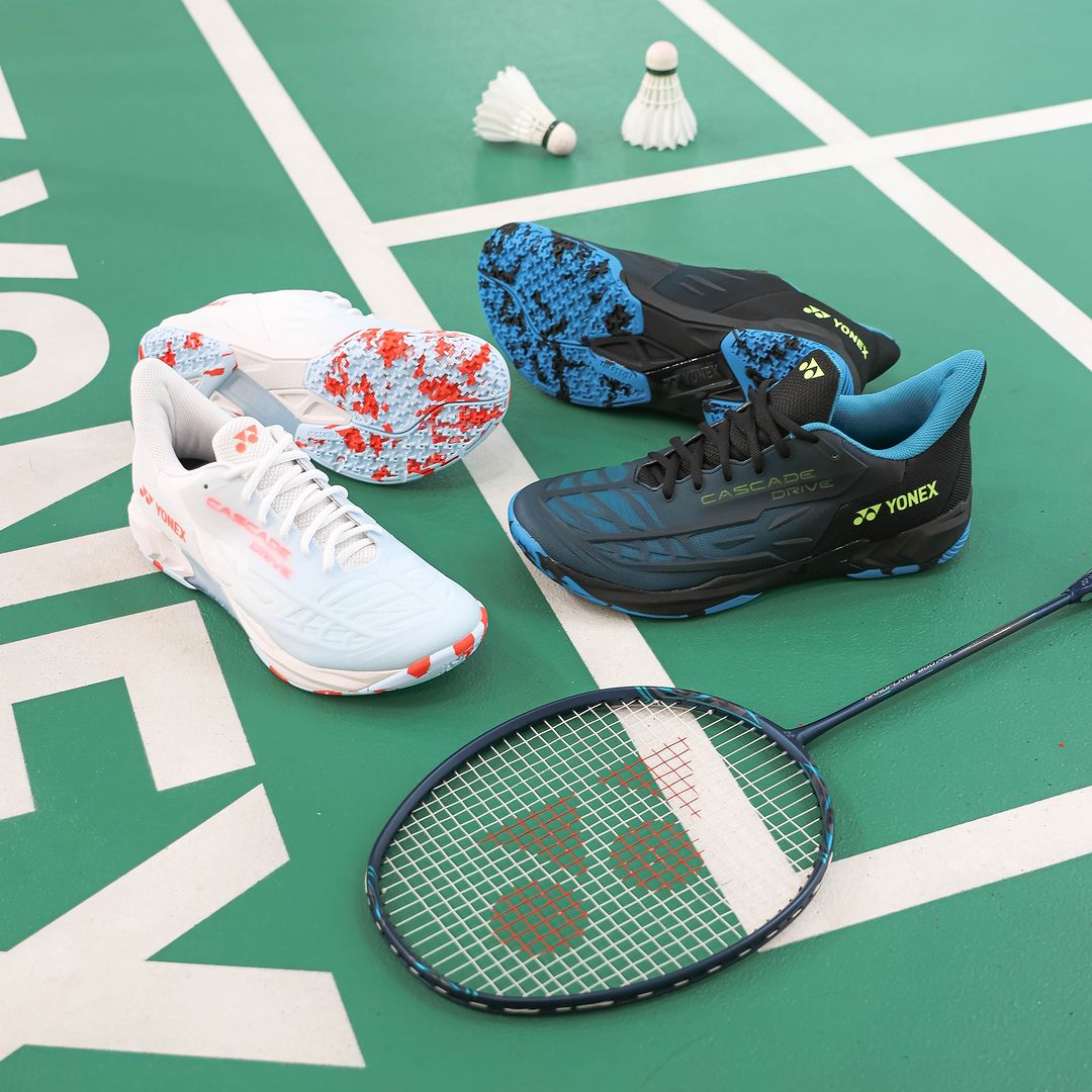 Yonex Cascade Drive (White/Water Blue) 2024 JoyBadminton