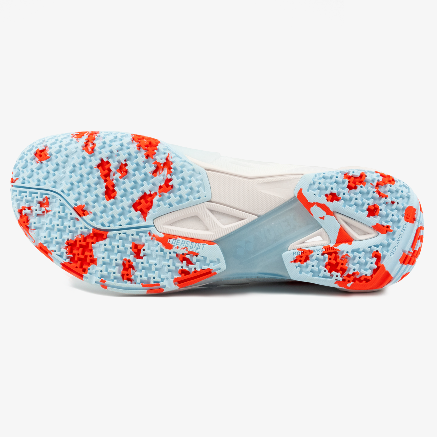 Yonex Cascade Drive 2 (White/Water Blue) Sole View