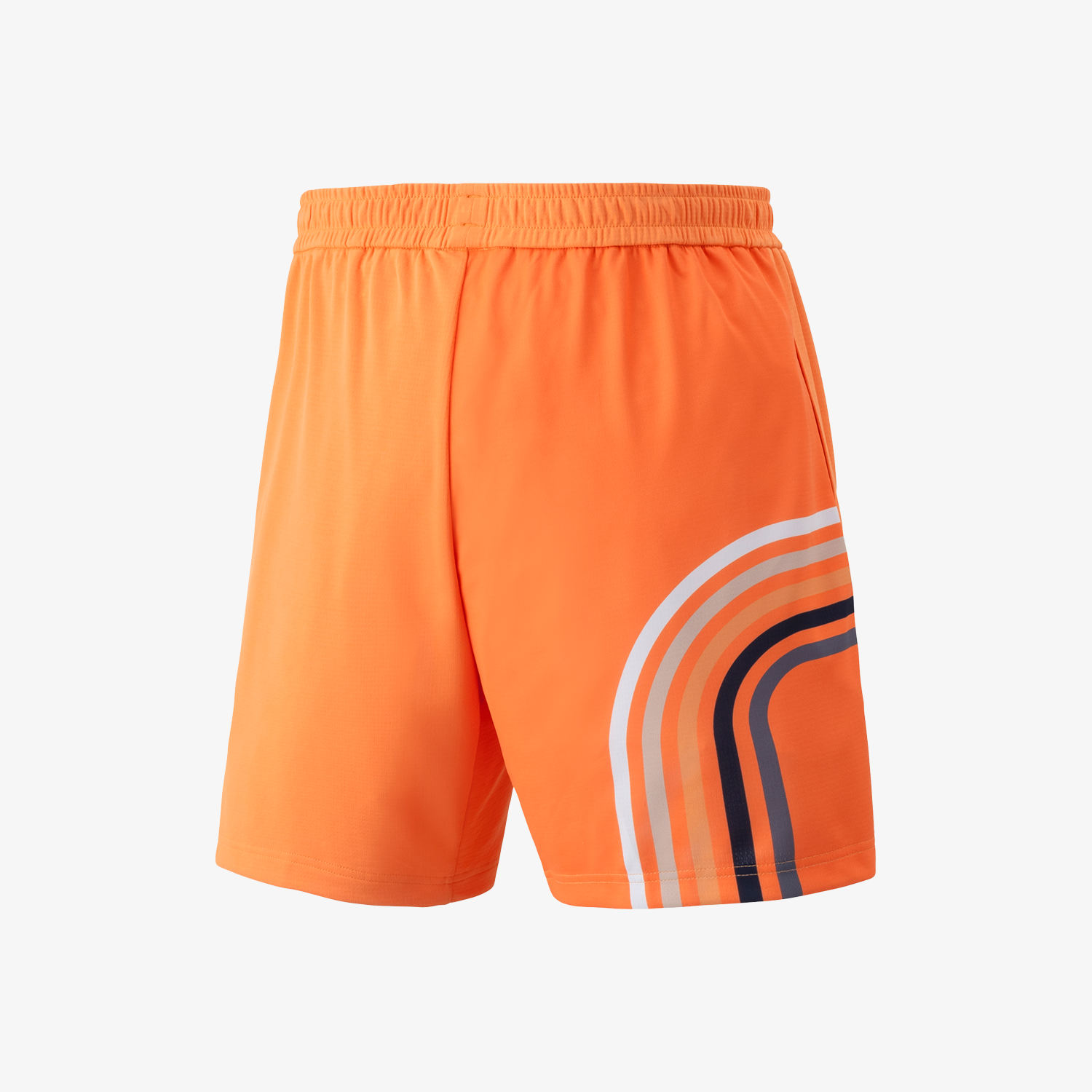 Yonex Men's Knit Shorts 15205HO (High Orange) back view