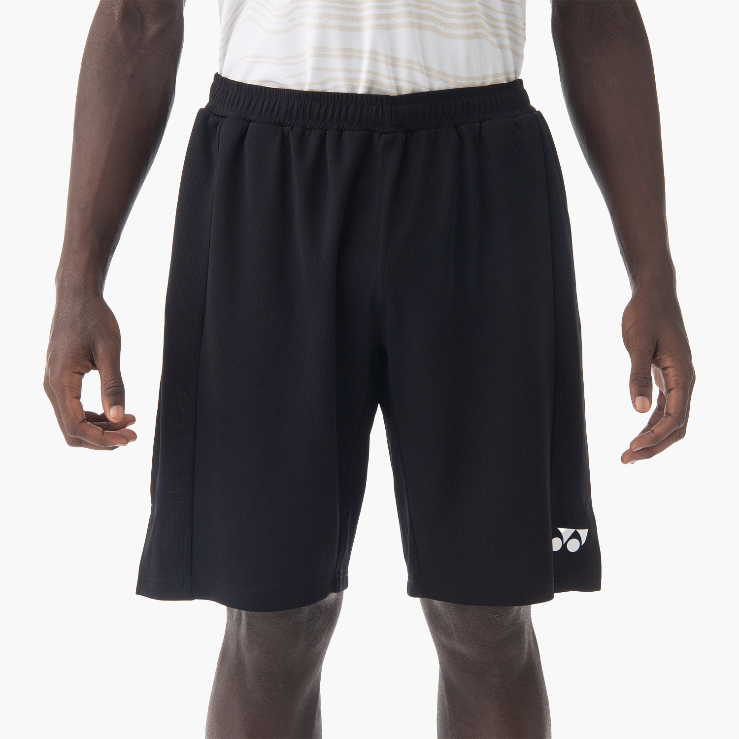 Yonex Men's Shorts YM0051BK (Black) front view