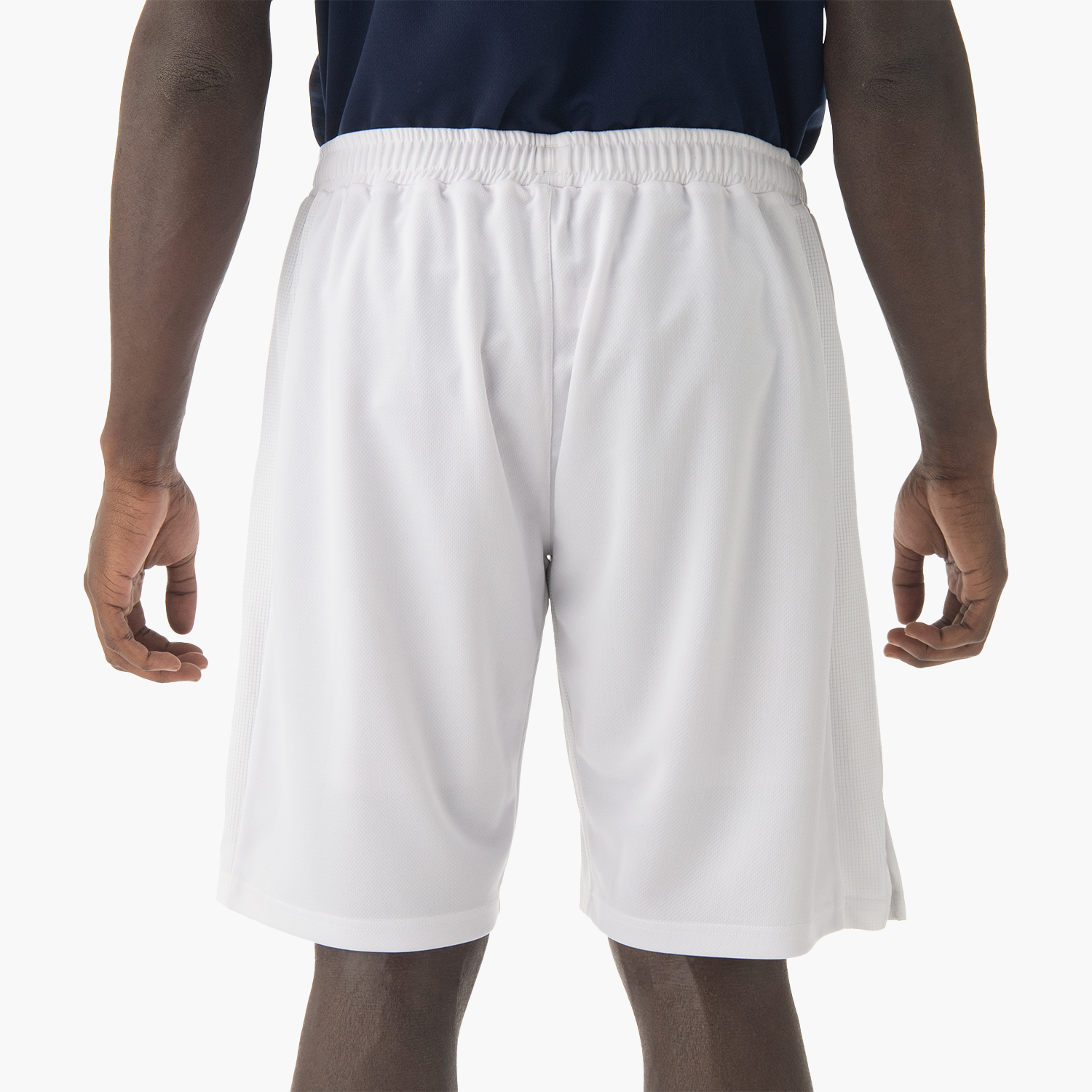 Yonex Men's Shorts YM0051CW (Cool White) behind view