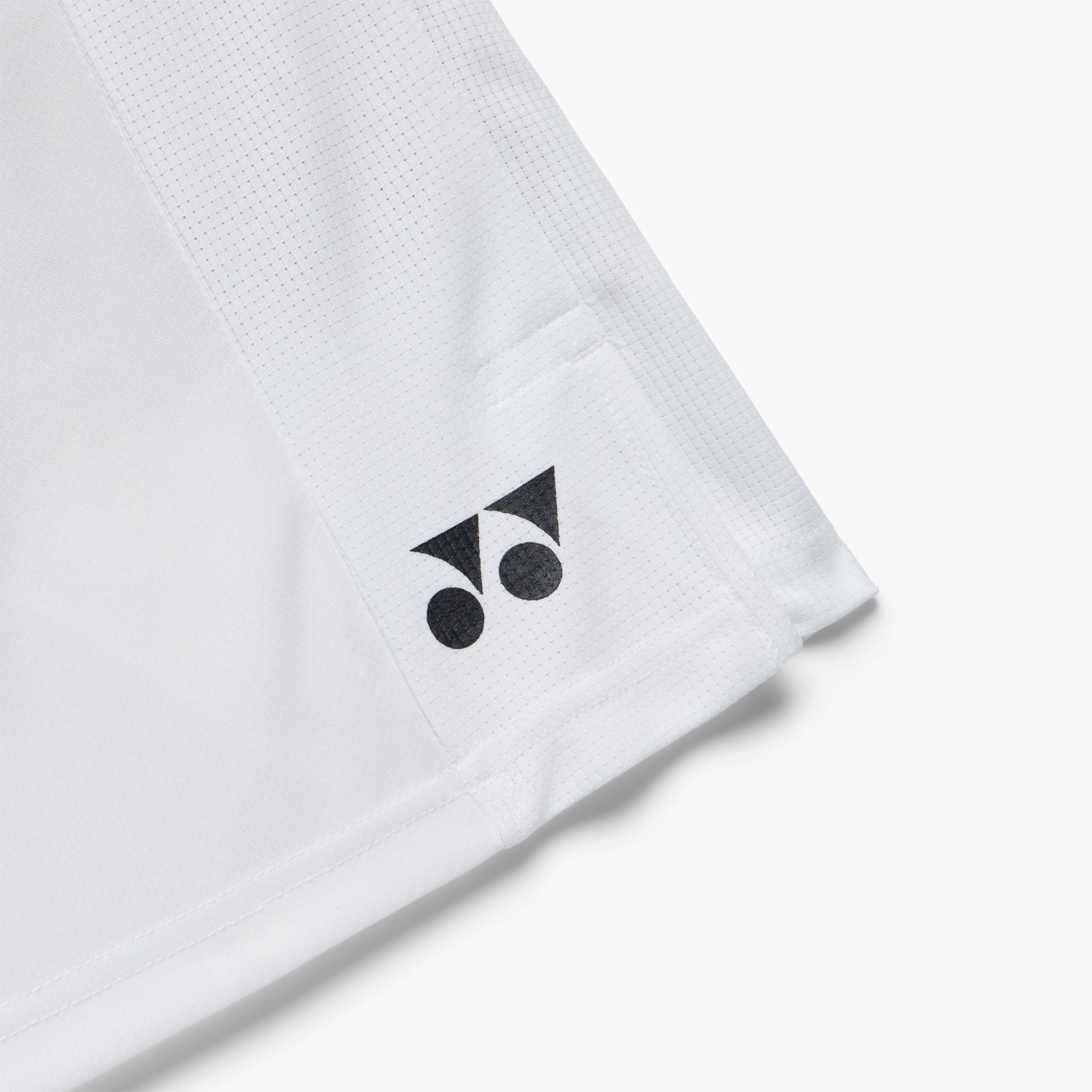 Yonex Men's Shorts YM0051CW (Cool White) logo view