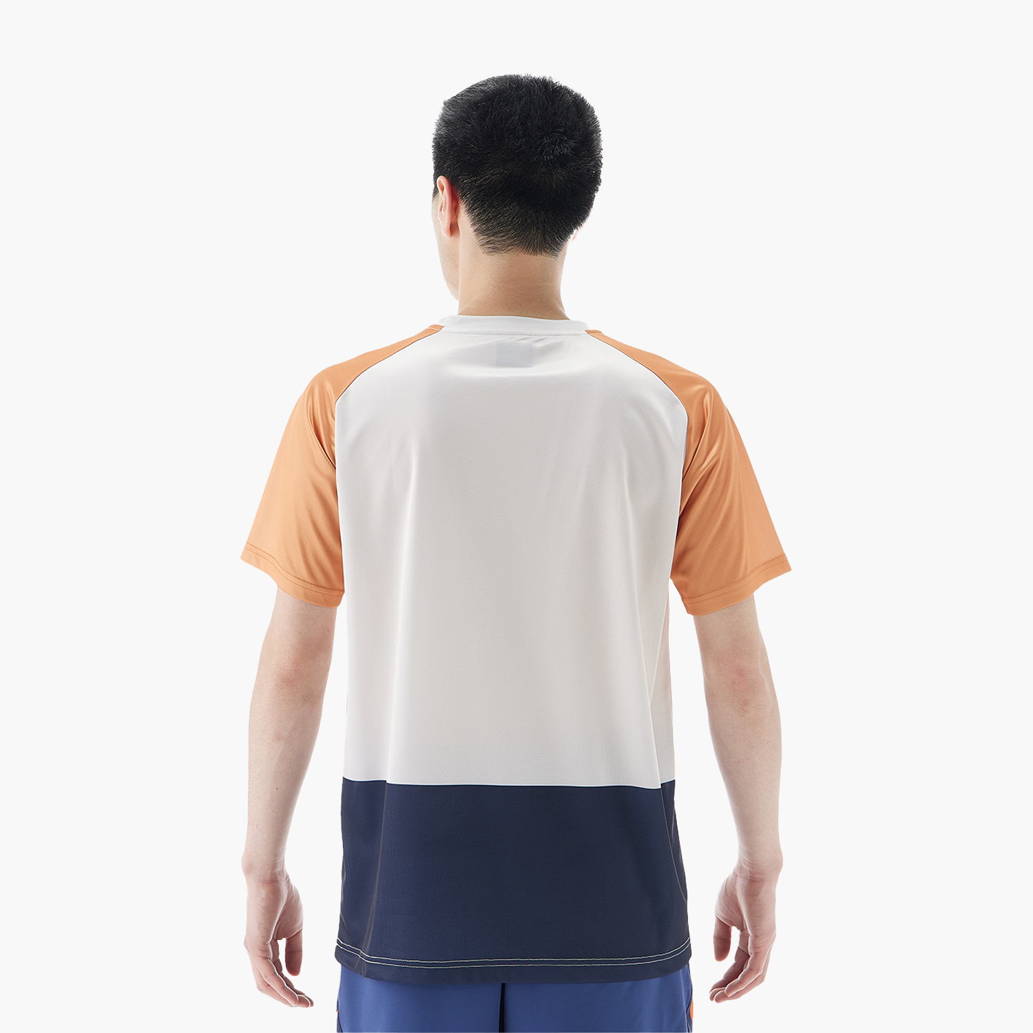 Yonex Men's T-Shirt 16745NA (Natural) behind view