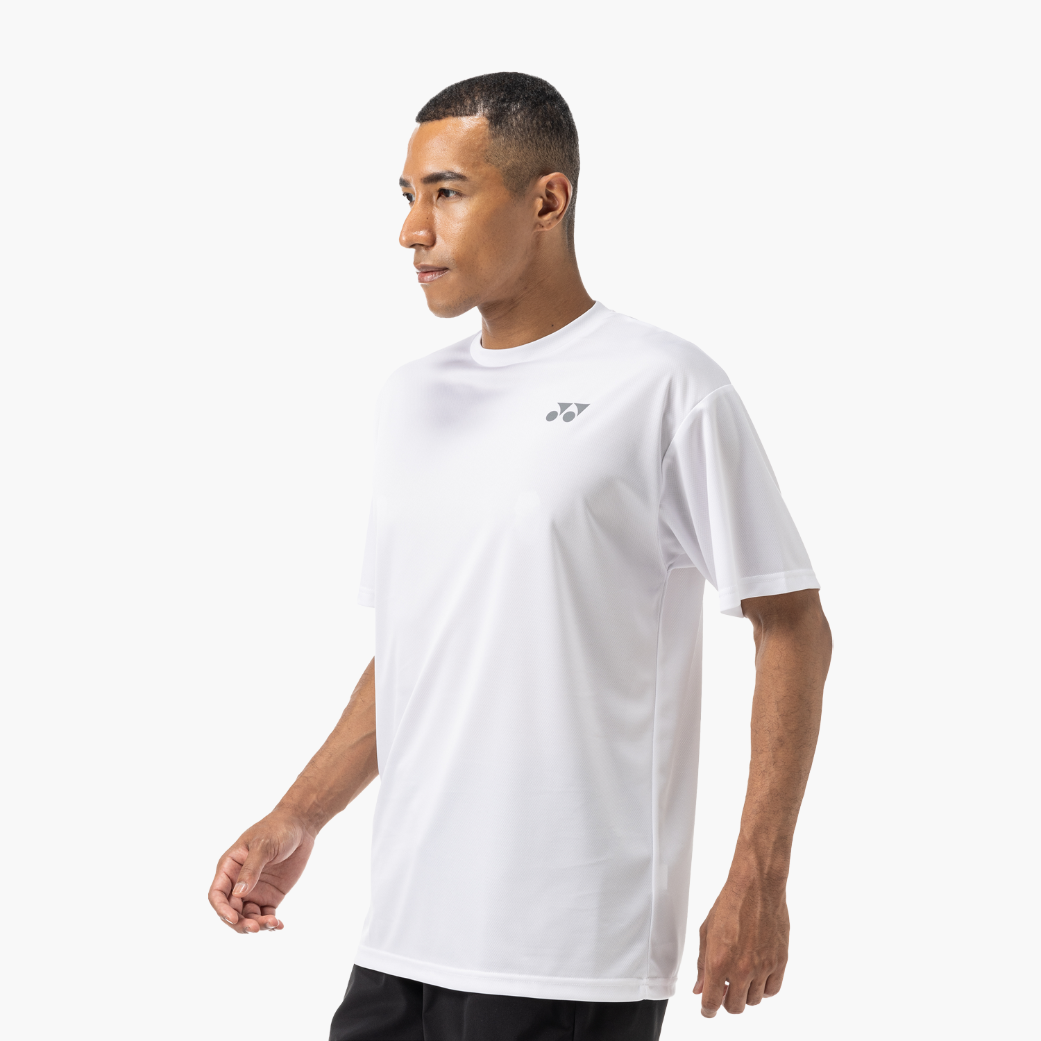 Yonex Men's T-Shirt YM0045W (White) side view
