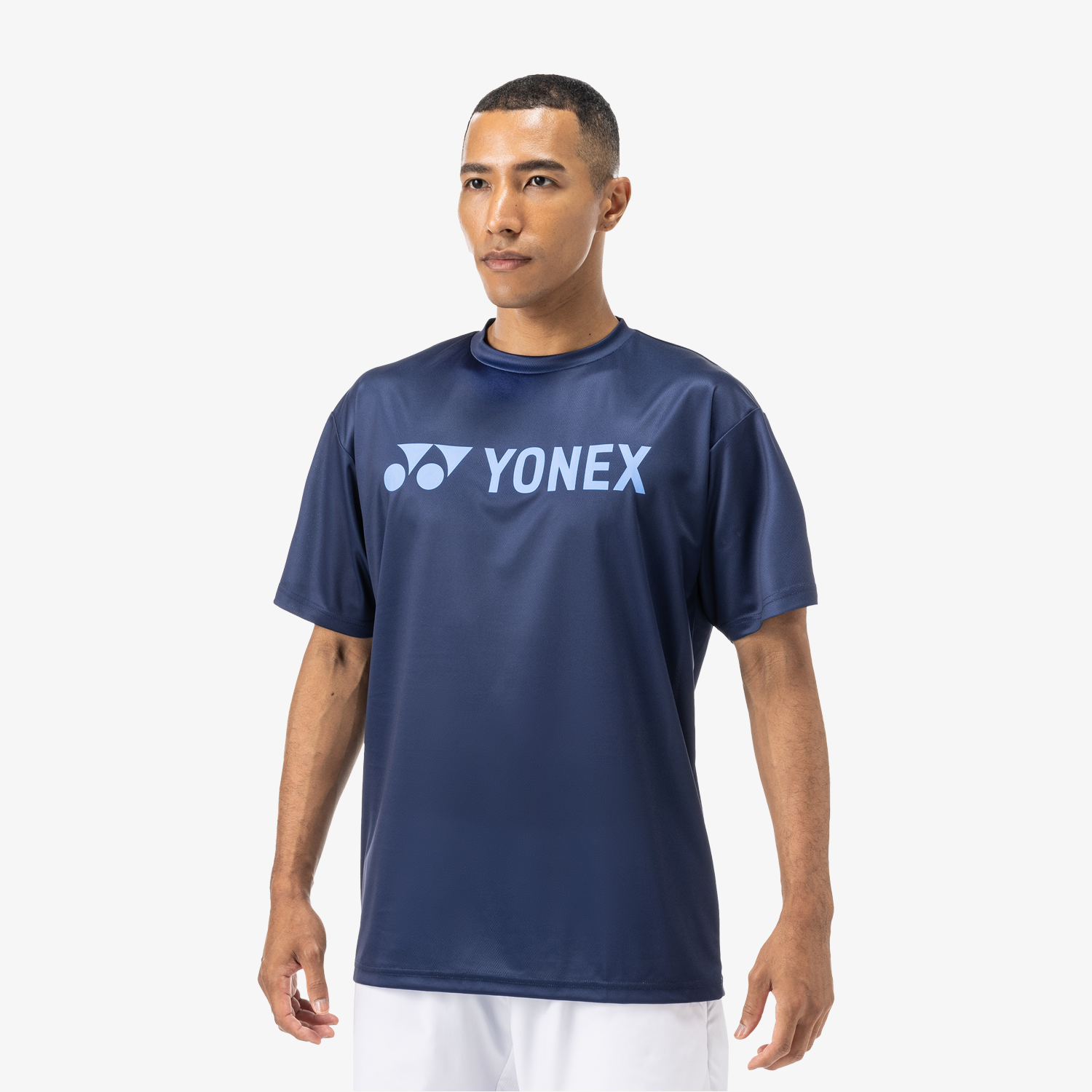 Yonex Men's T-Shirt YM0046IMR (Indigo Marine) Front VIew