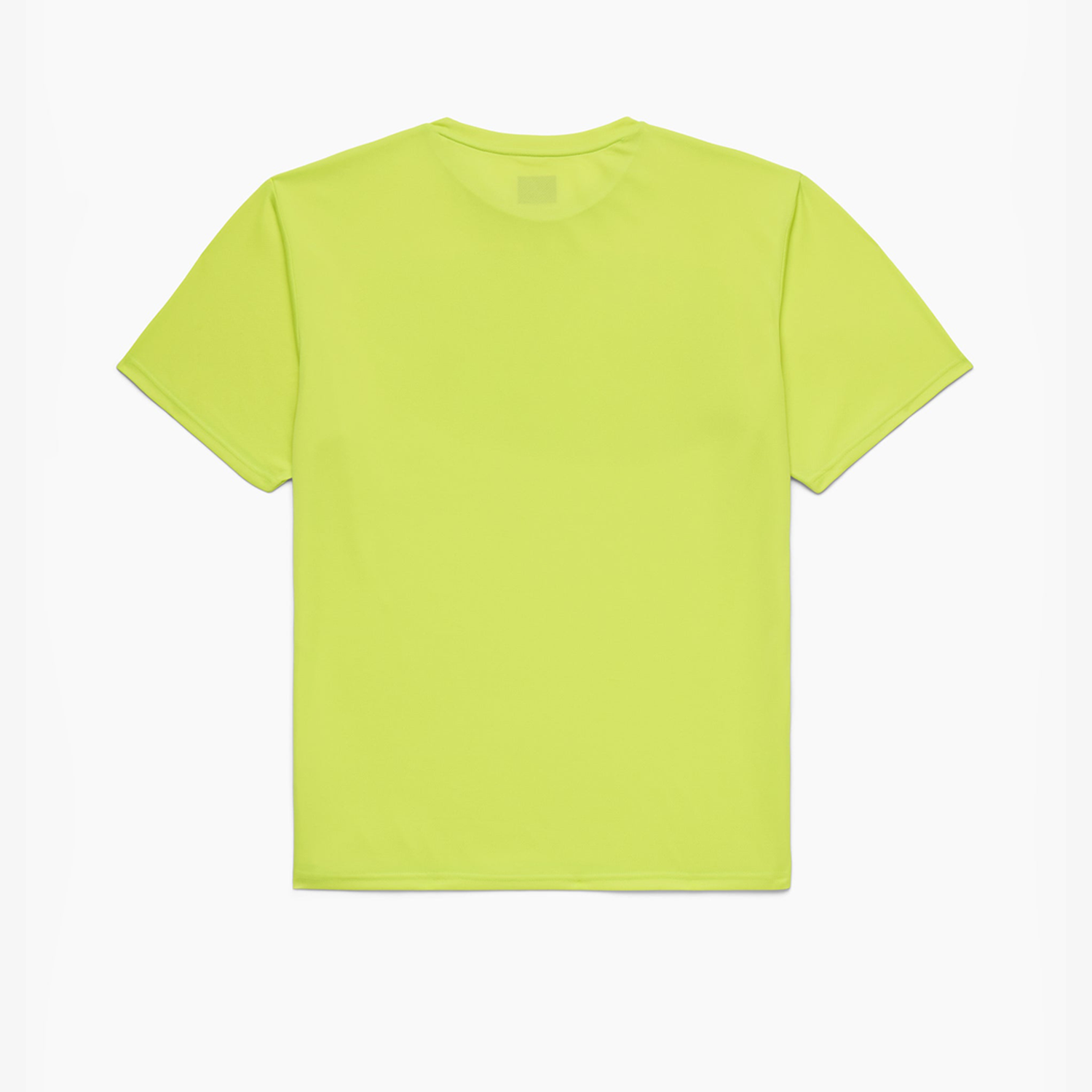 Yonex Men's T-Shirt YM0046LMY (Lime Yellow) Back View