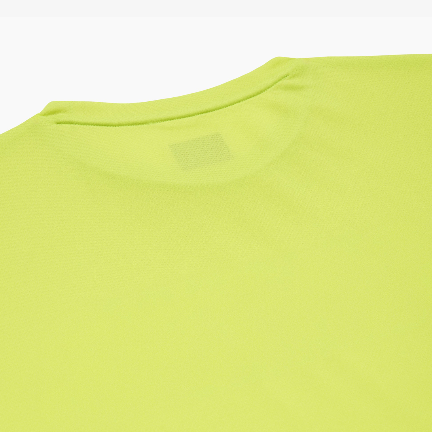 Yonex Men's T-Shirt YM0046LMY (Lime Yellow) Neck View