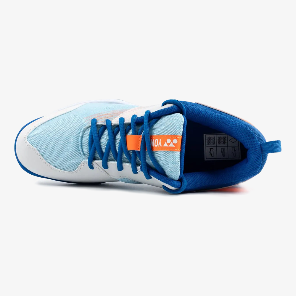 Yonex Power Cushion 37 (White/Blue) Top View