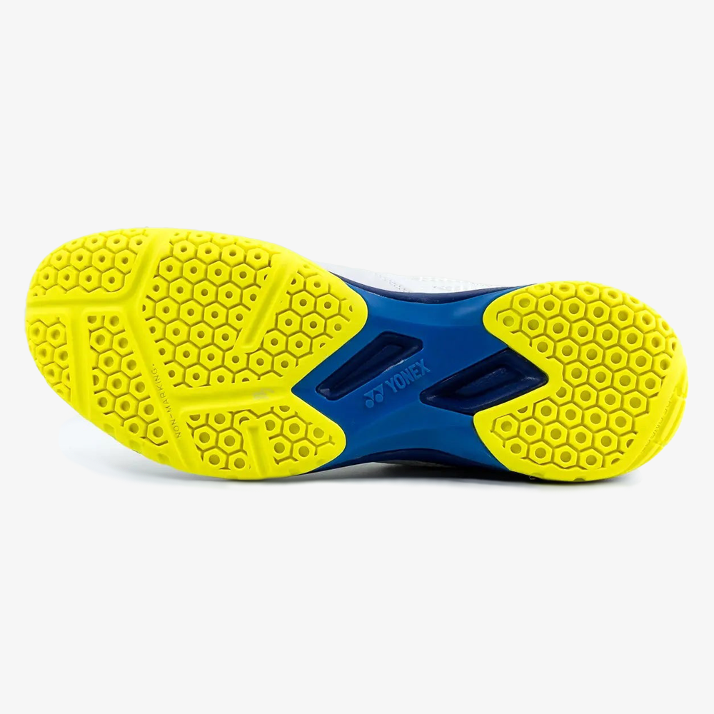 Yonex Power Cushion 50 (White/Blue) Bottom Sole View