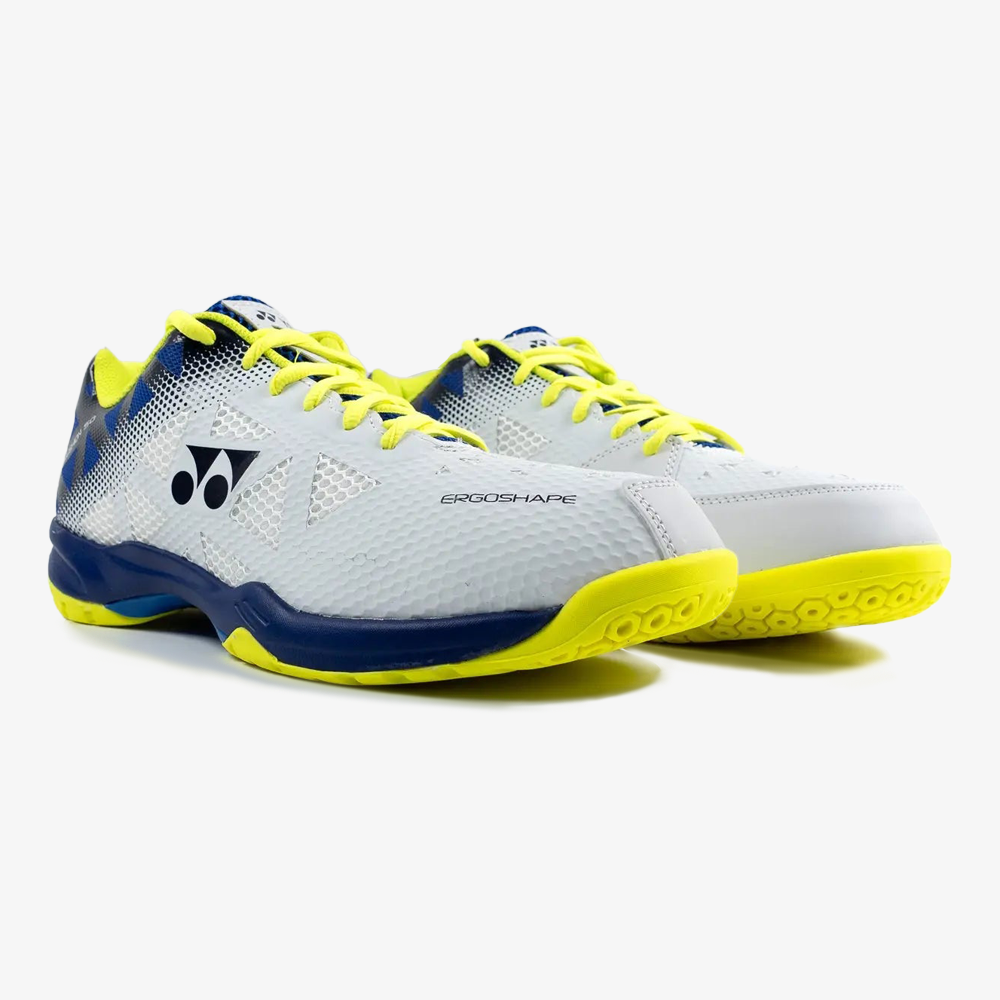 Yonex Power Cushion 50 (White/Blue) Shoe Facing Right View
