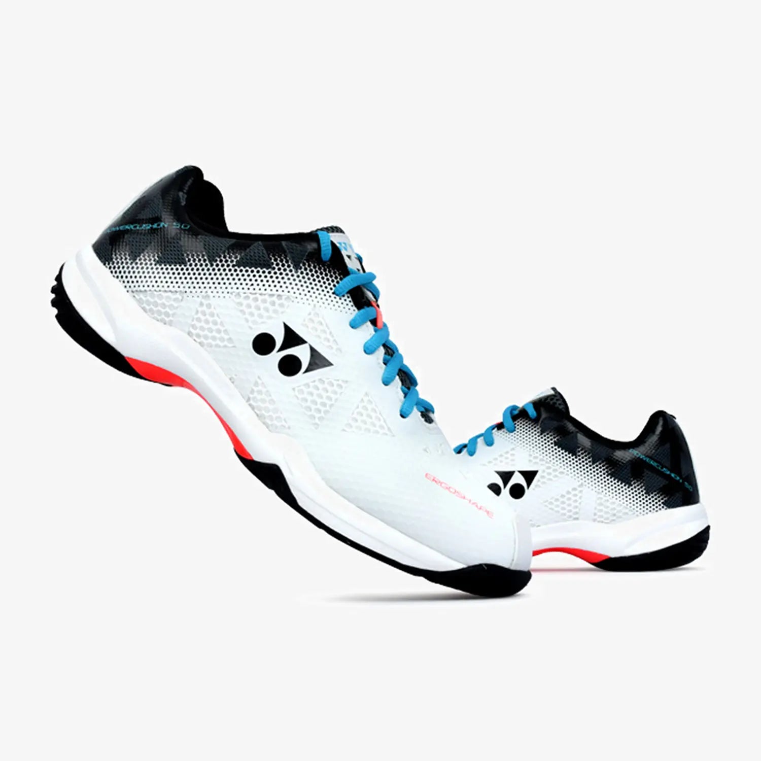 Yonex Power Cushion 50 (White/Mint) Side View