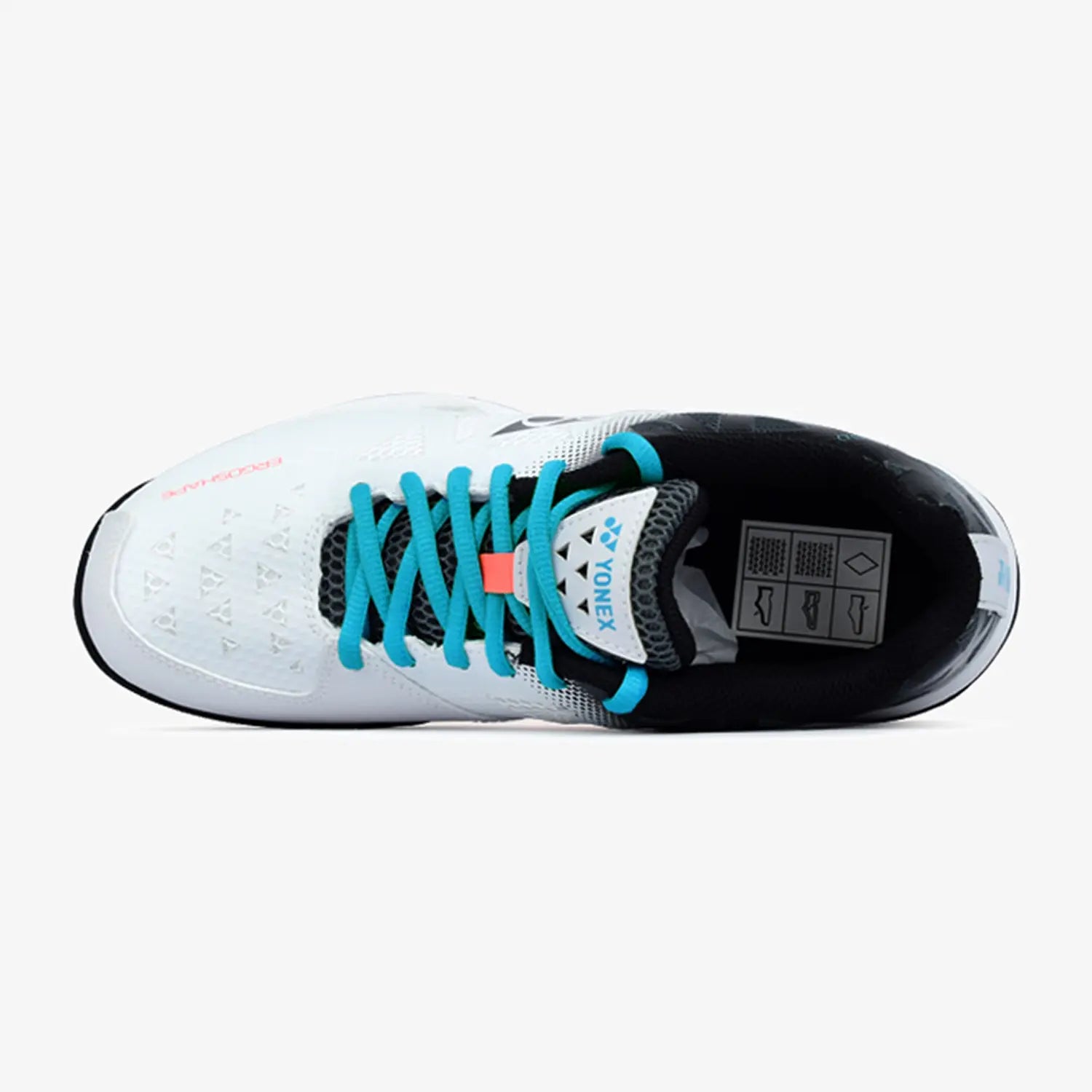 Yonex Power Cushion 50 (White/Mint) Top View