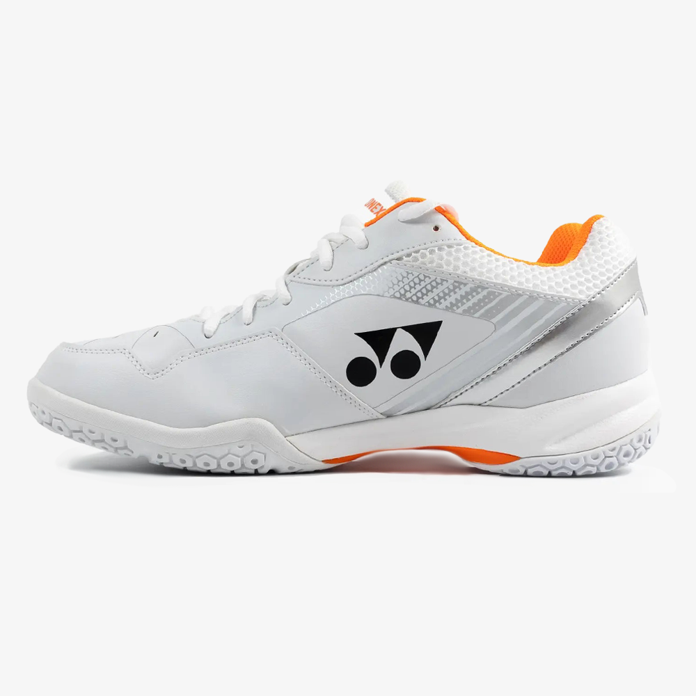 Yonex Power Cushion 65 X3 (White/Orange) Left Side View