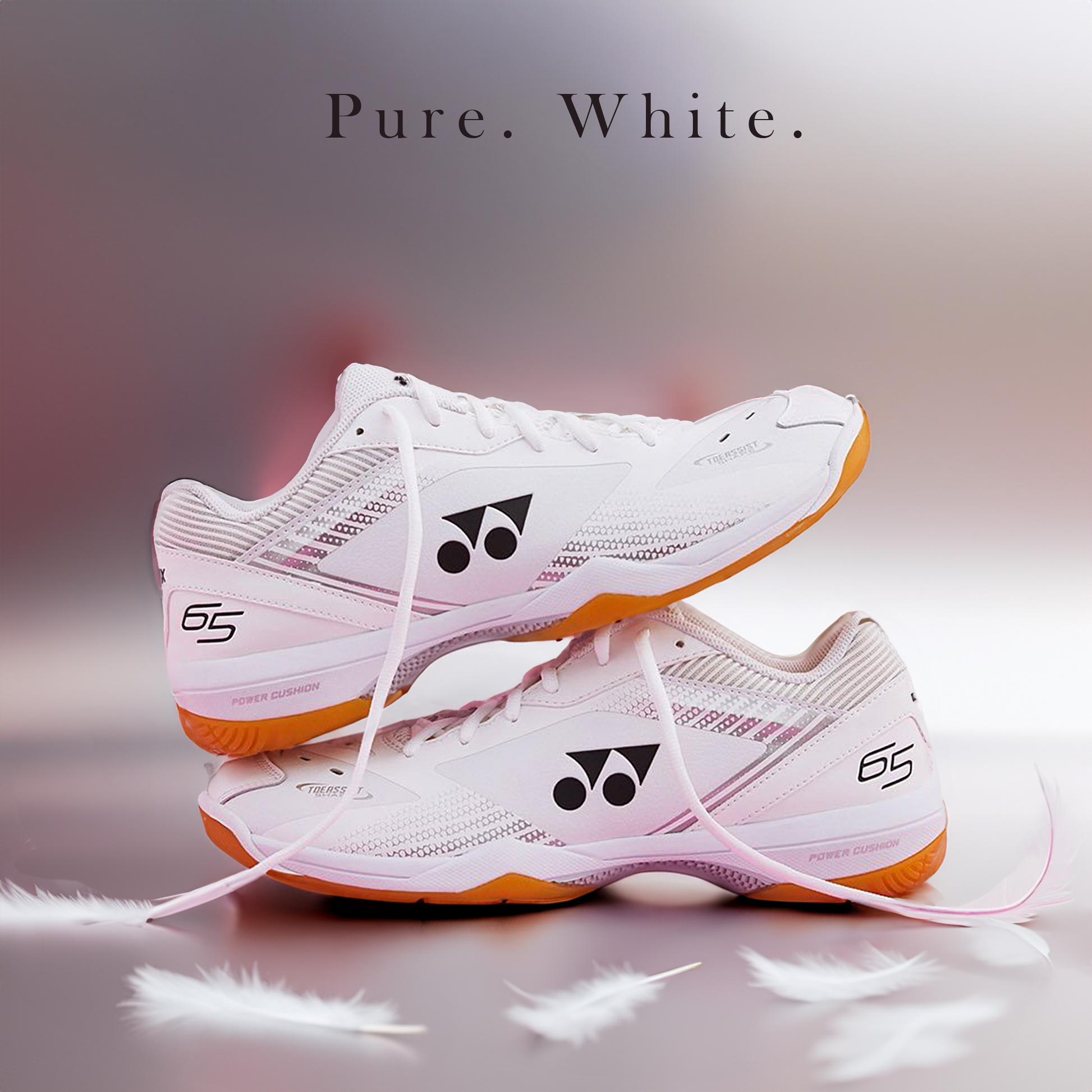 Yonex Power Cushion 65 Z3 Women's Limited Edition Court Shoes (Pure White)