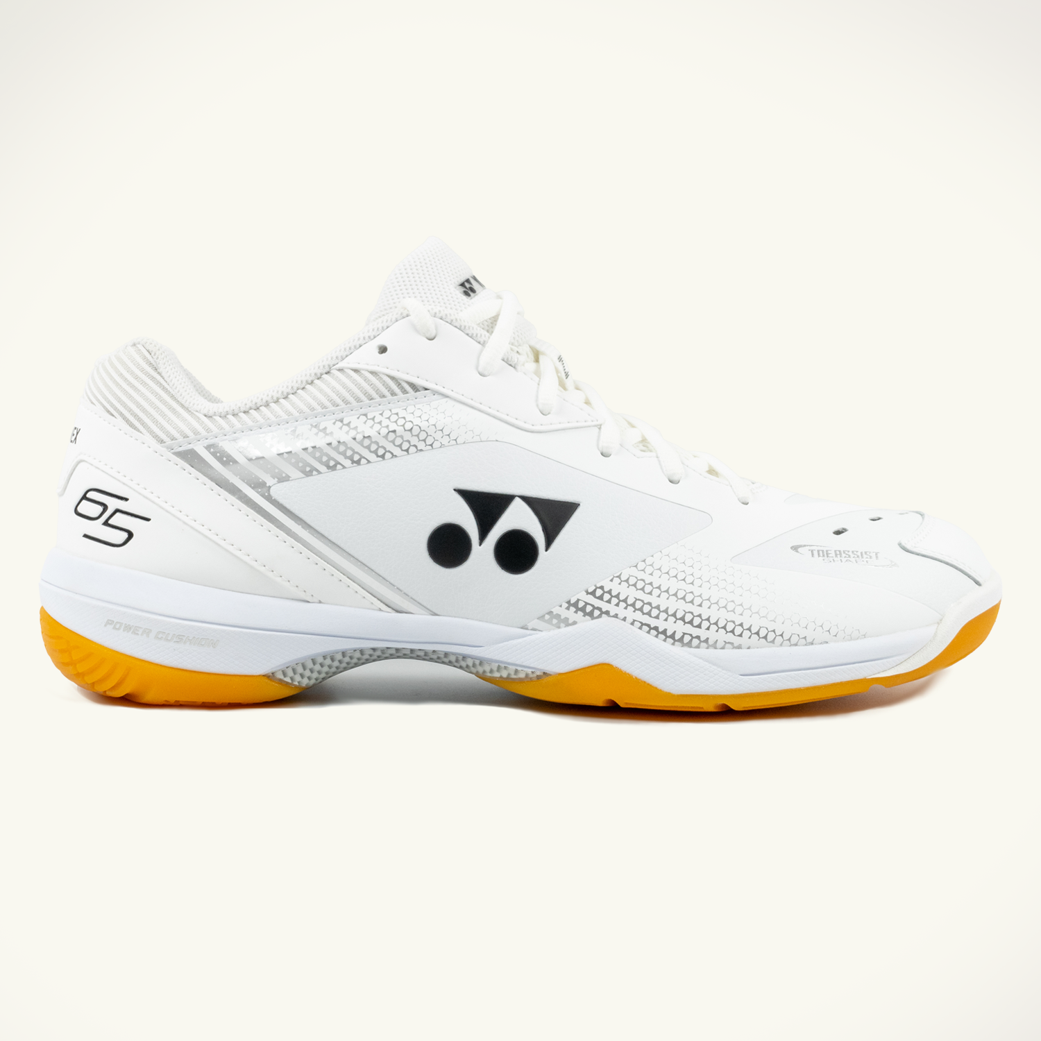 Yonex Power Cushion 65 Z3 Women's Limited Edition Court Shoes (Pure White) Right Side View