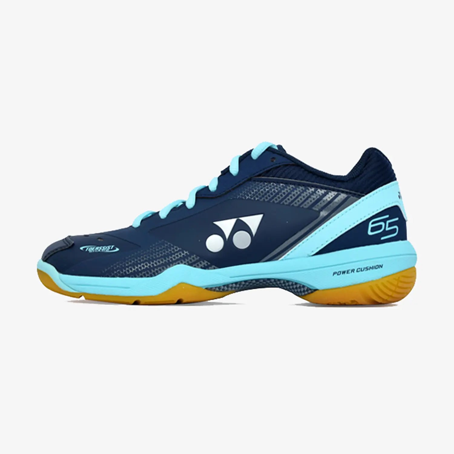 Yonex Power Cushion 65 Z3  Women's Shoe (Navy Saxe) Left Side View
