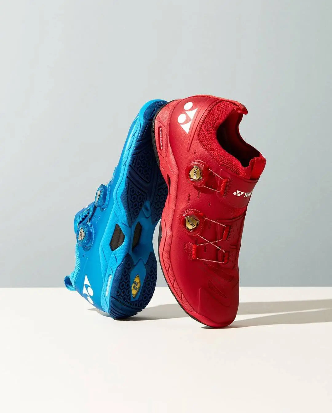 Yonex Power Cushion Infinity 2 Unisex Court Shoe (Metallic Blue) Blue and Red Shoes