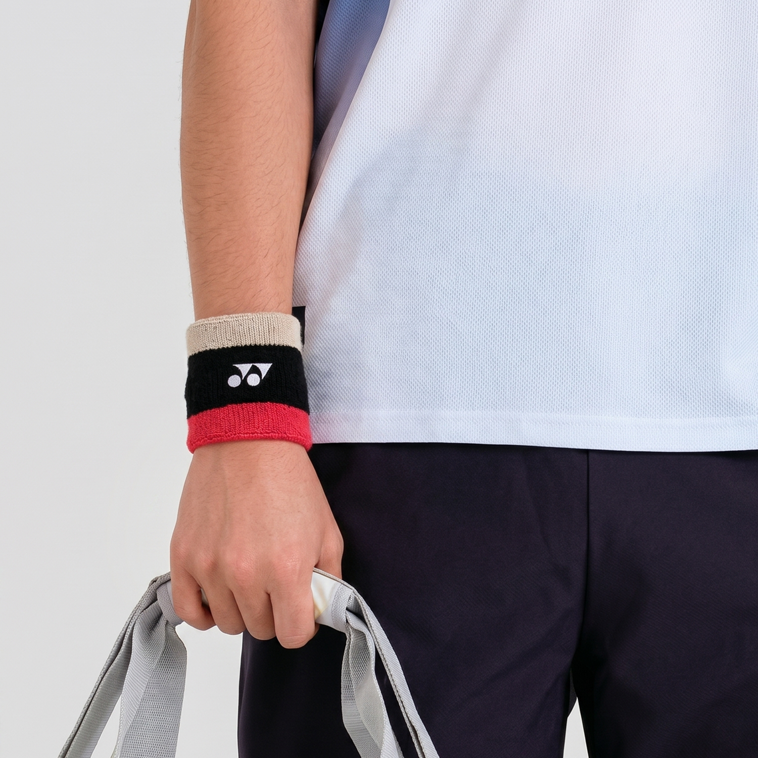 Yonex Wrist Band 269BN002U (Stone Charcoal) (Pack of 2)