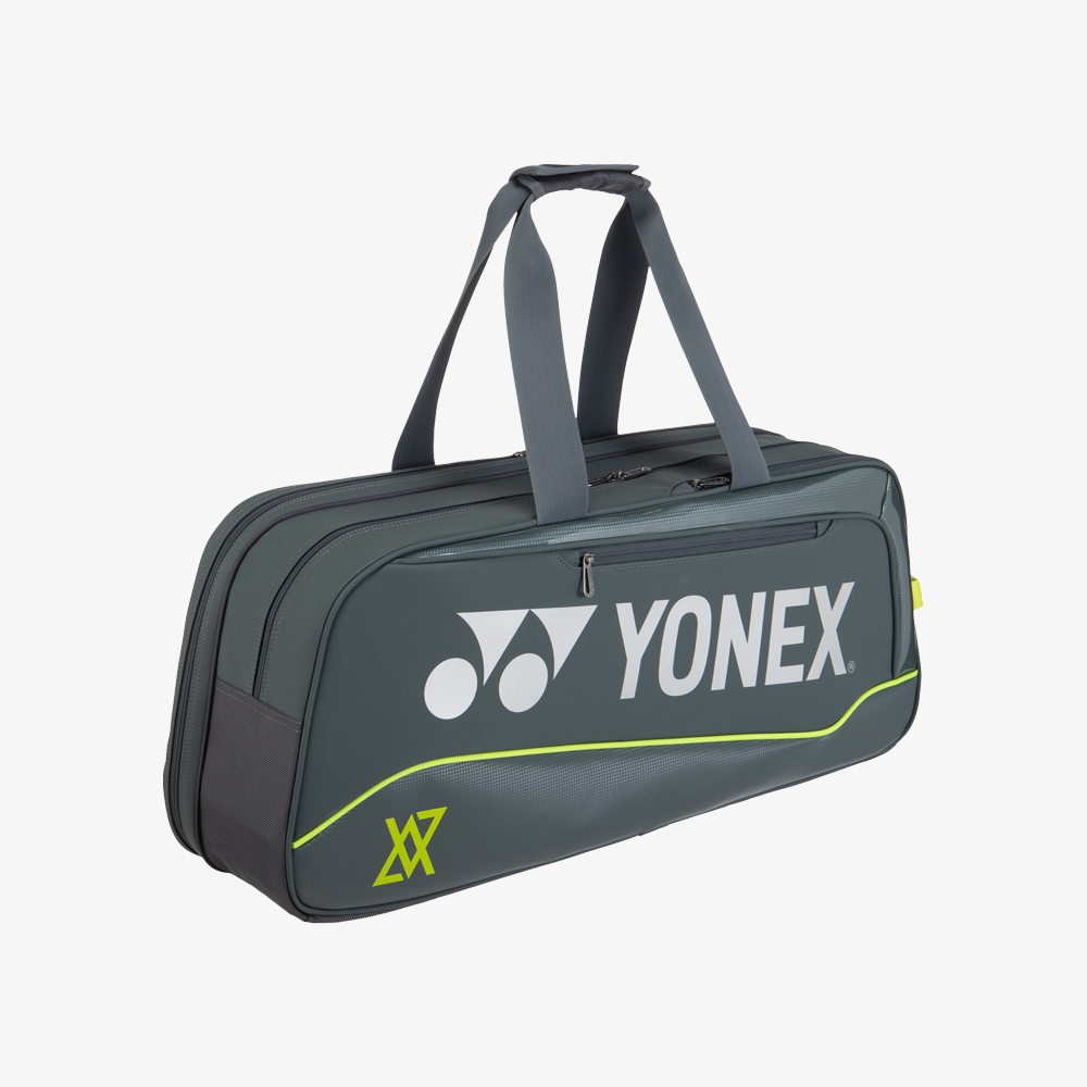 Yonex x Viktor Axelsen BAG2541V Expert Tournament Badminton Tennis Bag (Steel Gray) back view