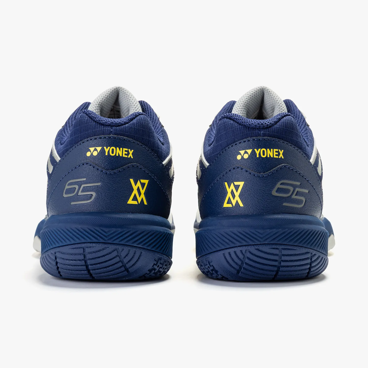 Yonex x Viktor Axelsen Power Cushion 65 Z4 VA Men's Shoe (Silver/Navy) - PREORDER