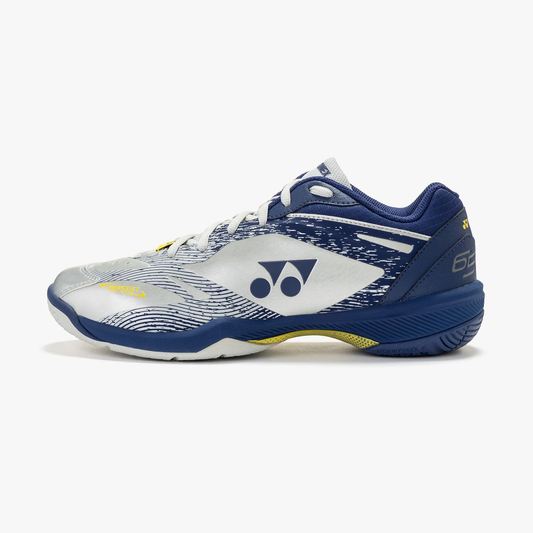 Yonex x Viktor Axelsen Power Cushion 65 Z4 VA Men's Shoe (Silver/Navy) - PREORDER